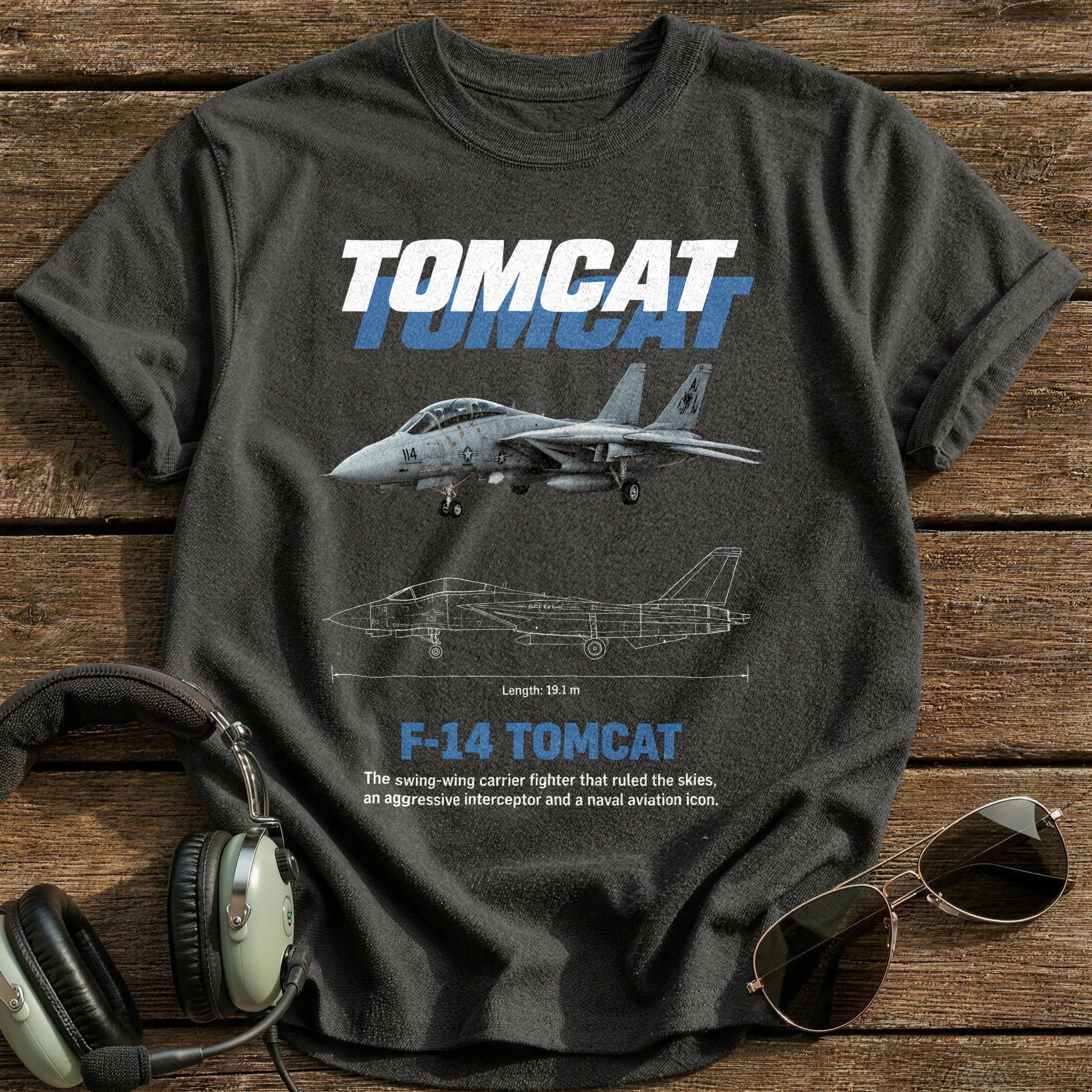 Tomcat 15 T-Shirt - Charcoal