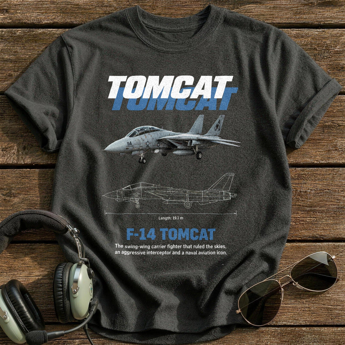 Tomcat 15 Kids T-Shirt - Charcoal