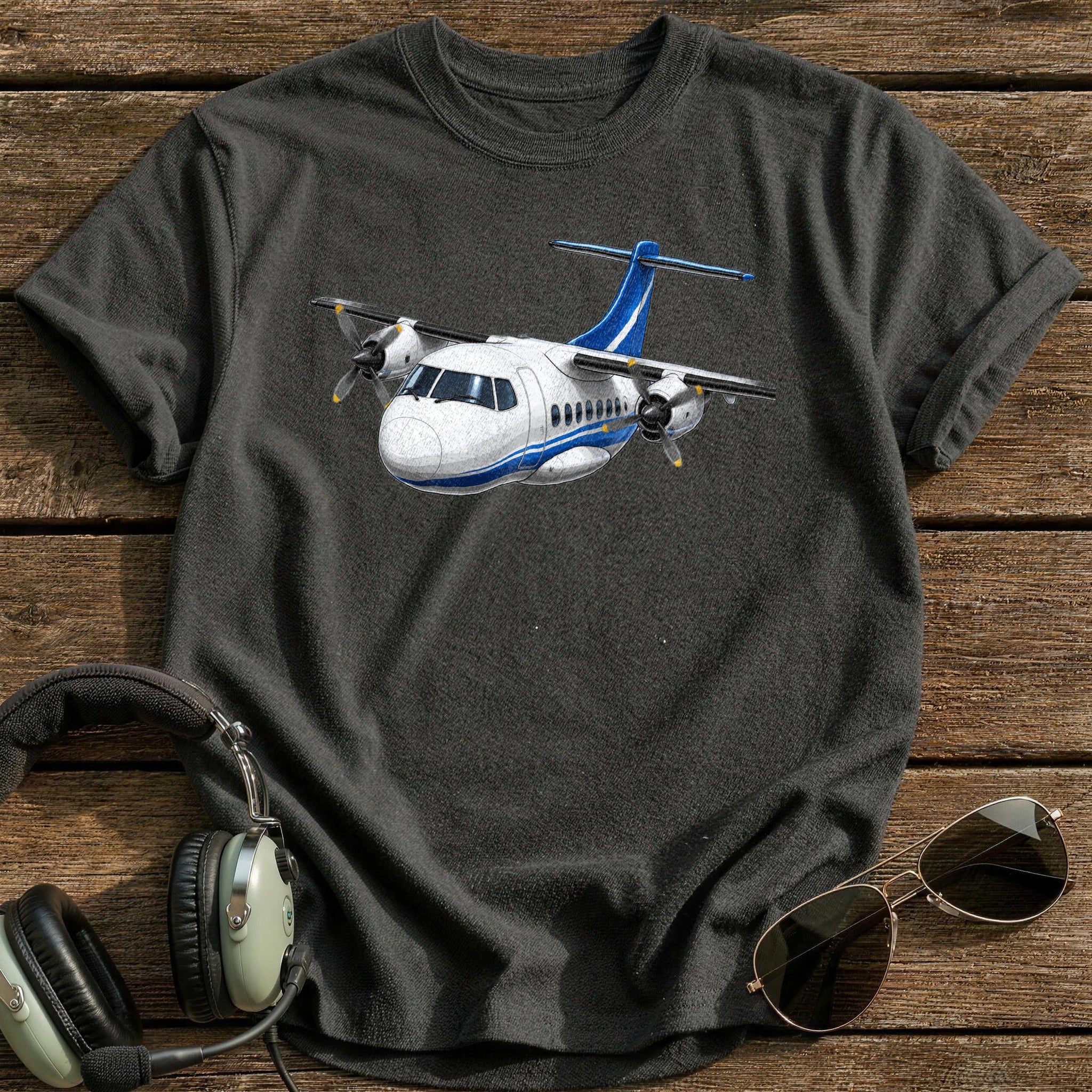 Twin Turboprop Blue - Charcoal