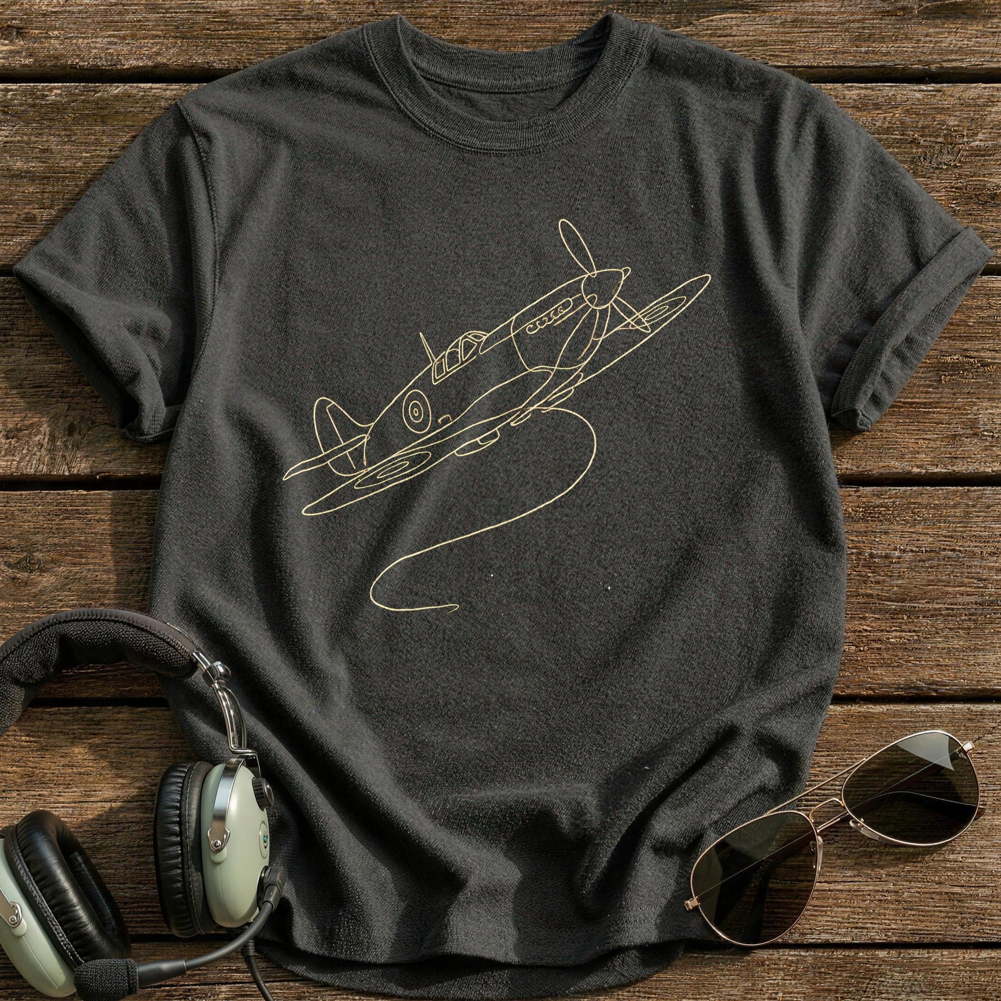 Warbird Climb 39 T-Shirt - Charcoal