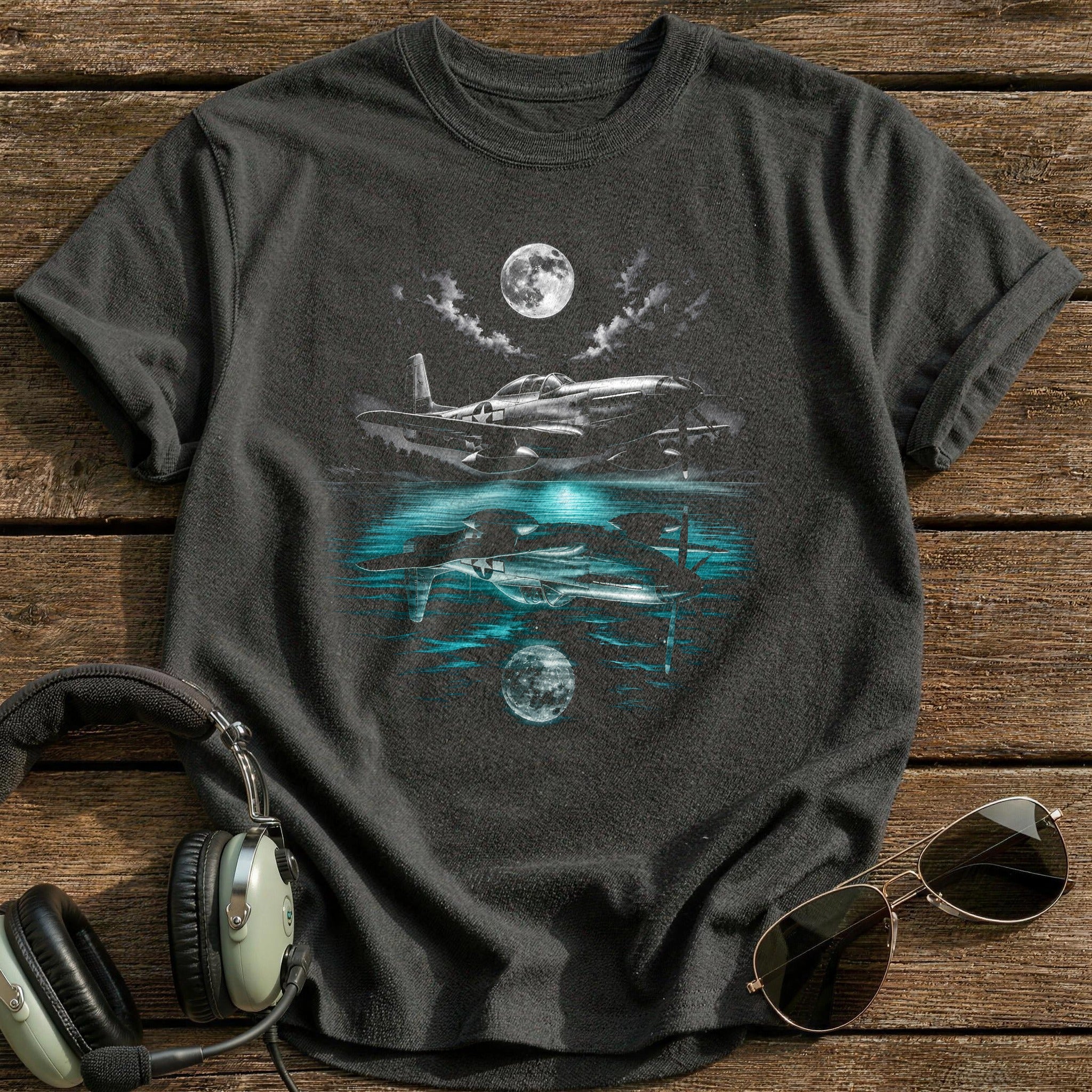 Warbird Mirrored Teal Water 72 - Charcoal