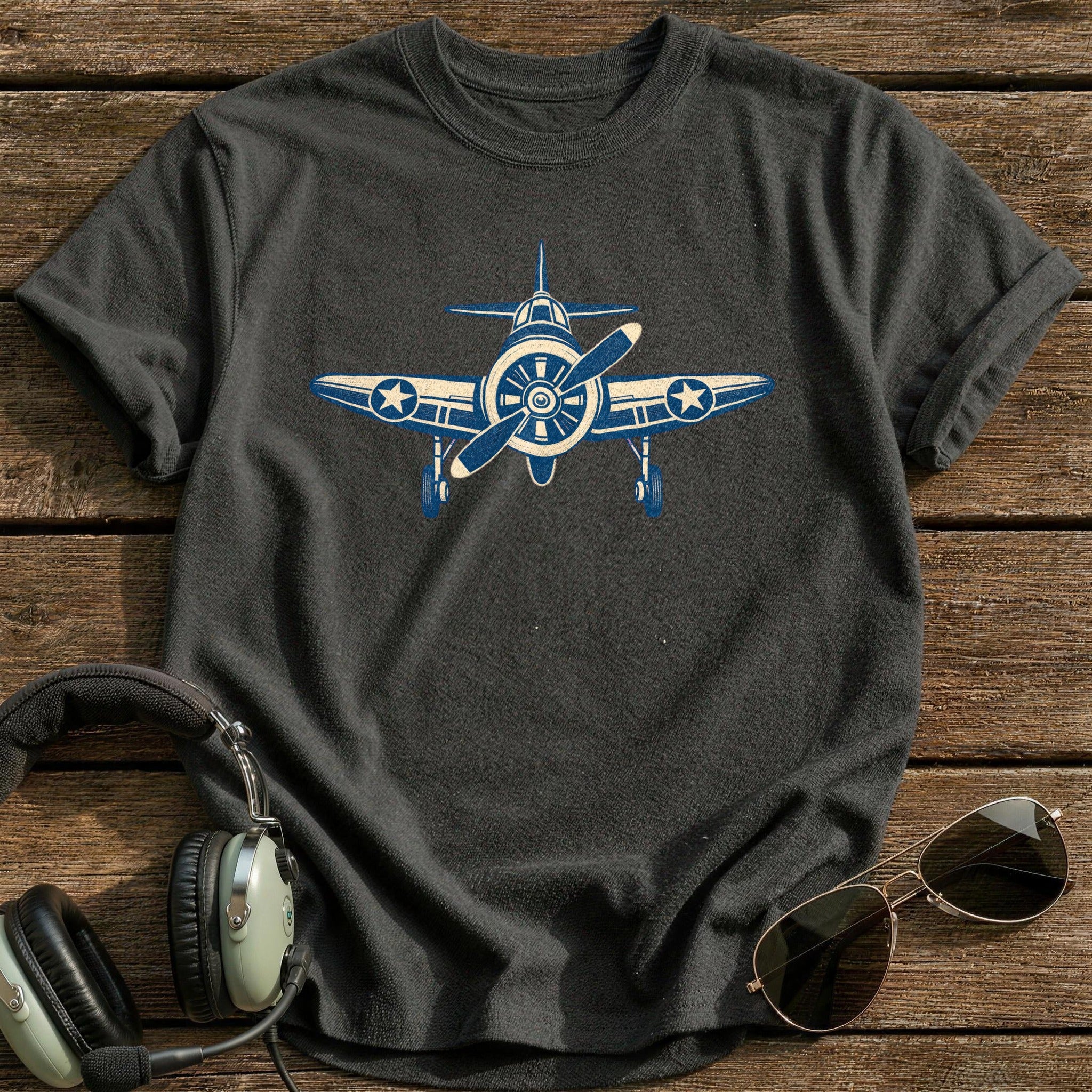 Warbird Silhouette - Charcoal