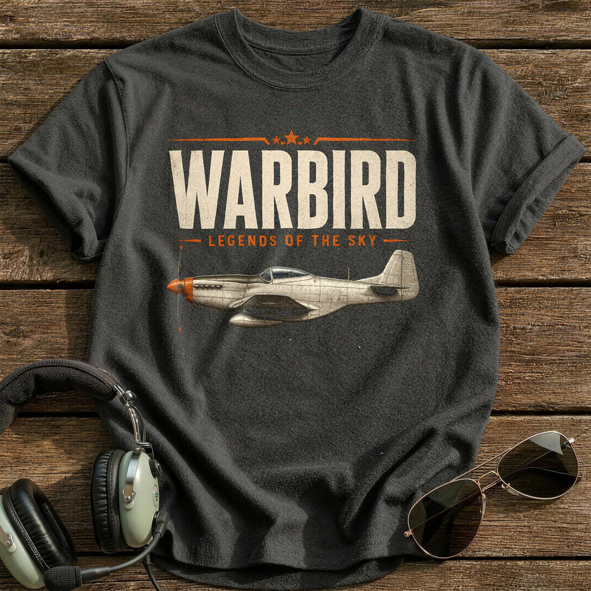 Warbird Tribute 64 T-Shirt - Charcoal