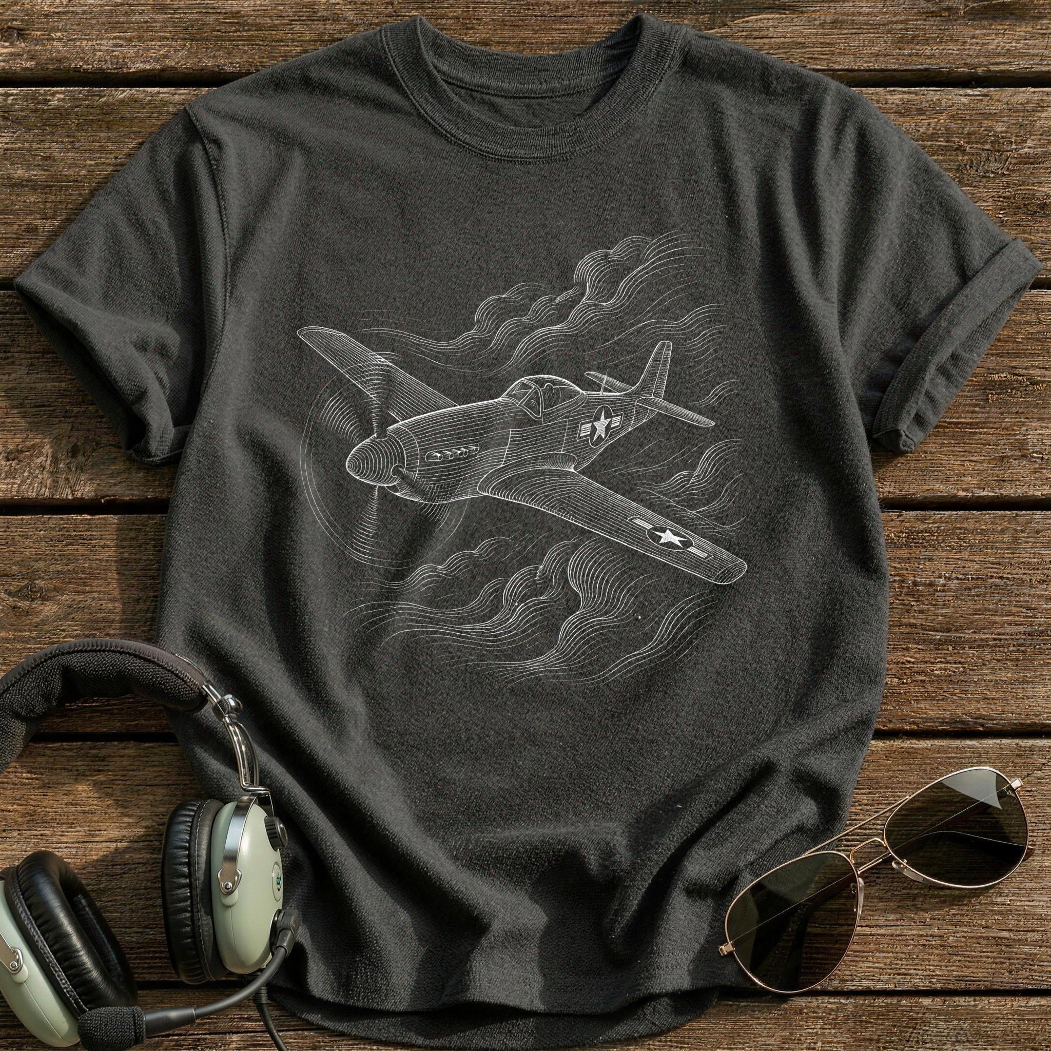Warplane 27 T-Shirt - Charcoal