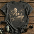 Washington At The Stick T-Shirt - Charcoal