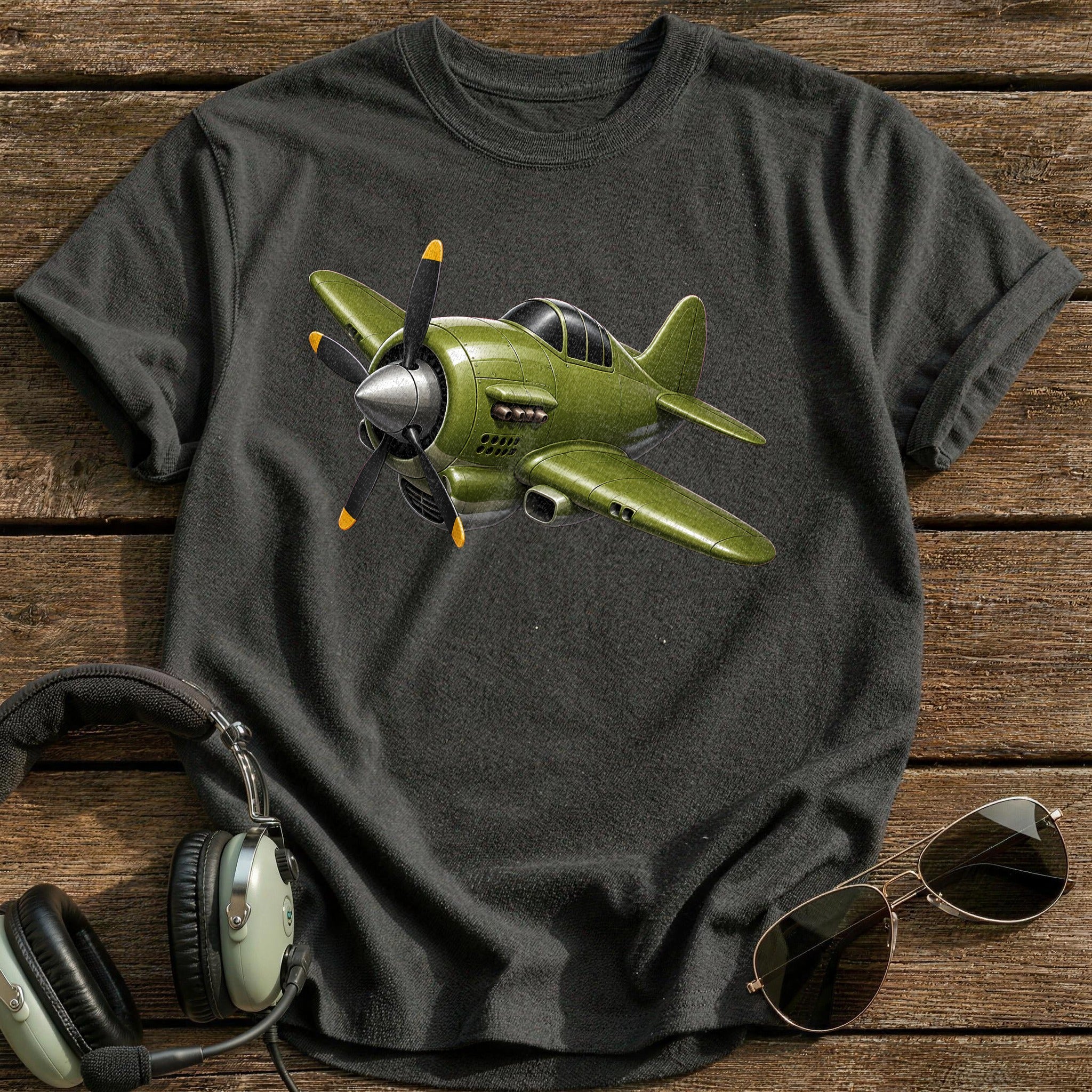 Ww2fighter 72 T-Shirt - Charcoal