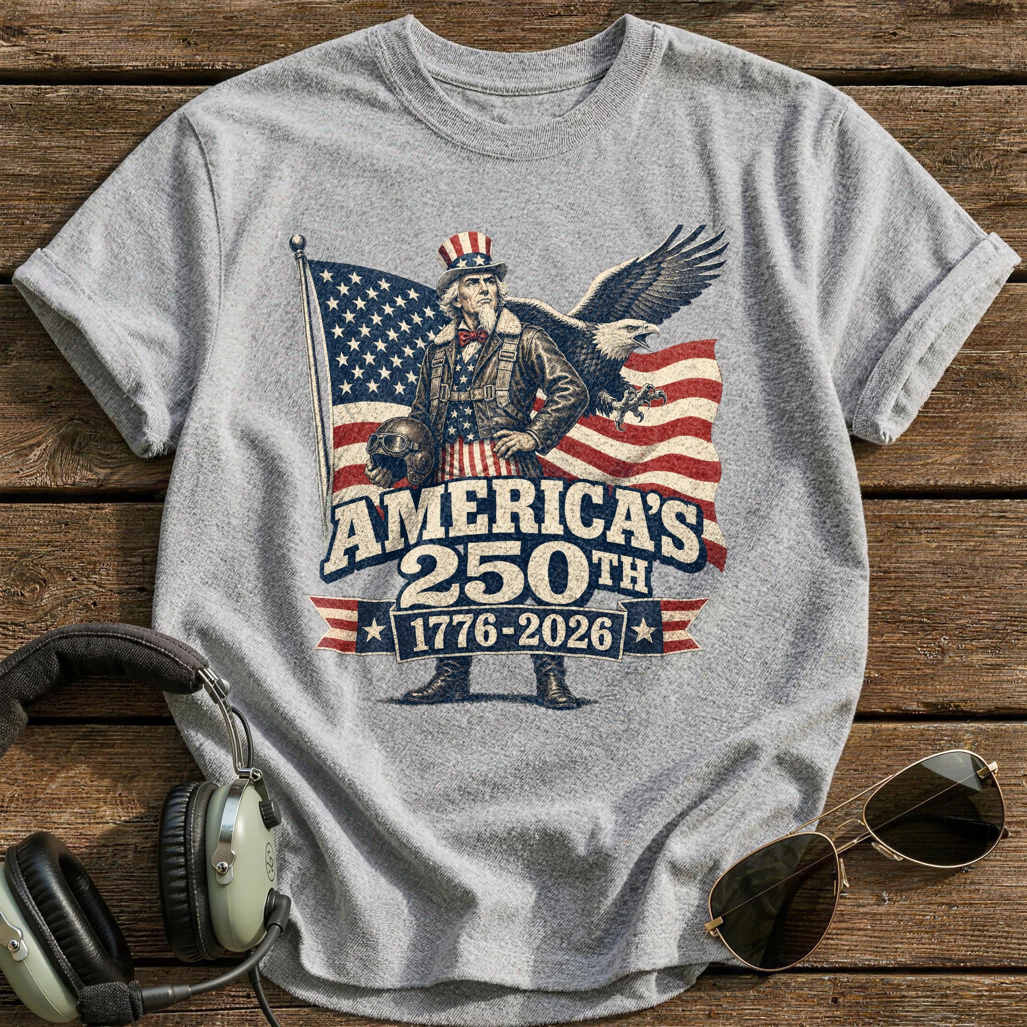 250 Years Flying T-Shirt - Sport Grey