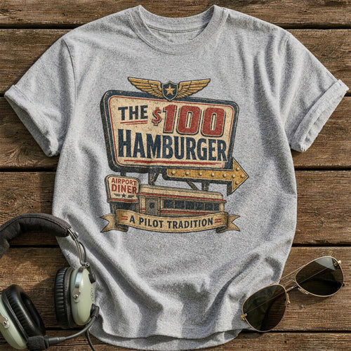 A Pilot Tradition T-Shirt - Sport Grey