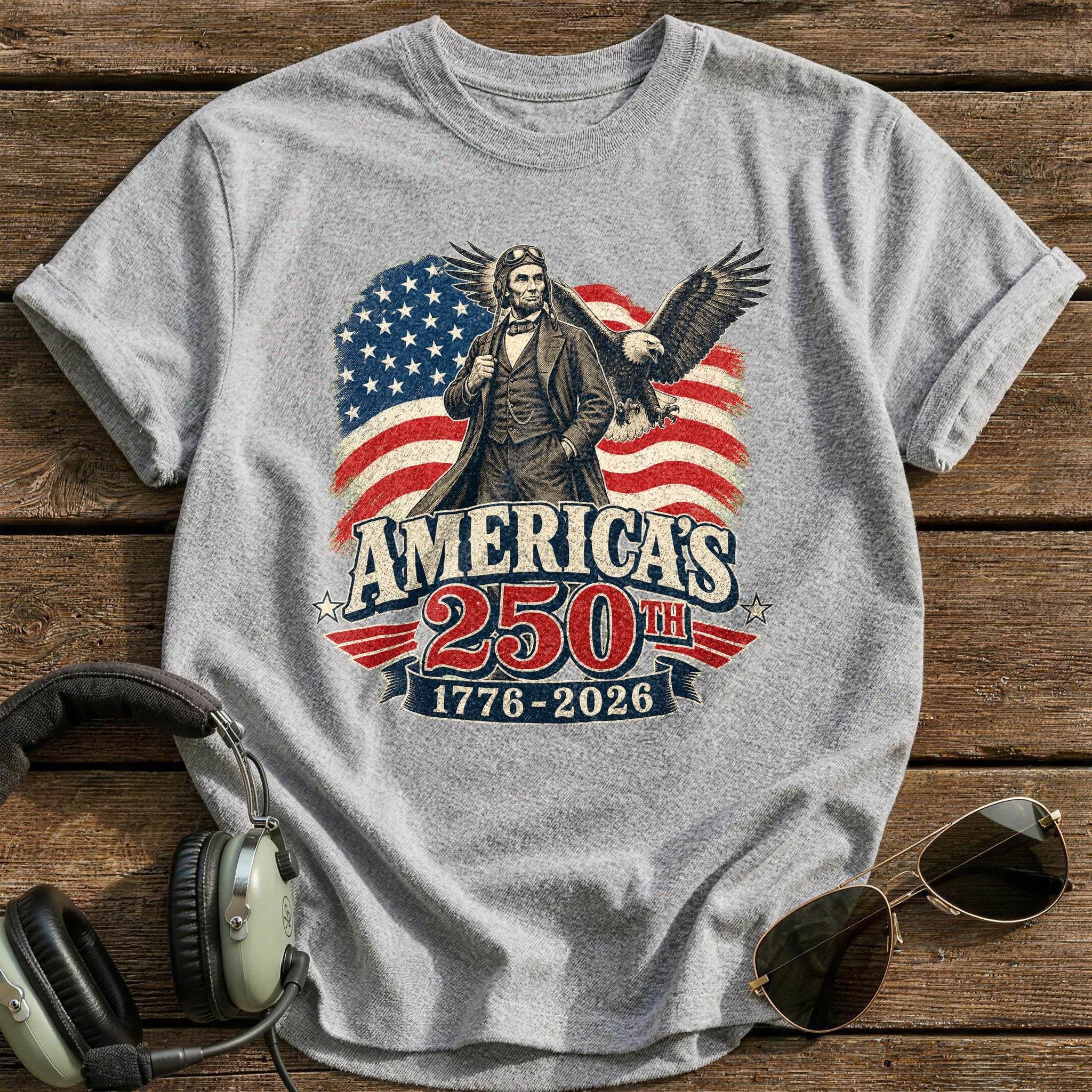America's 250th T-Shirt - Sport Grey