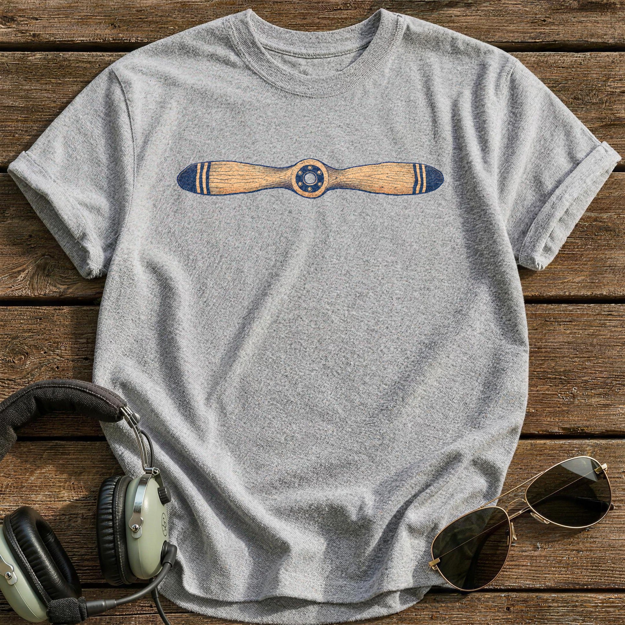 Clear Prop T-Shirt - Sport Grey