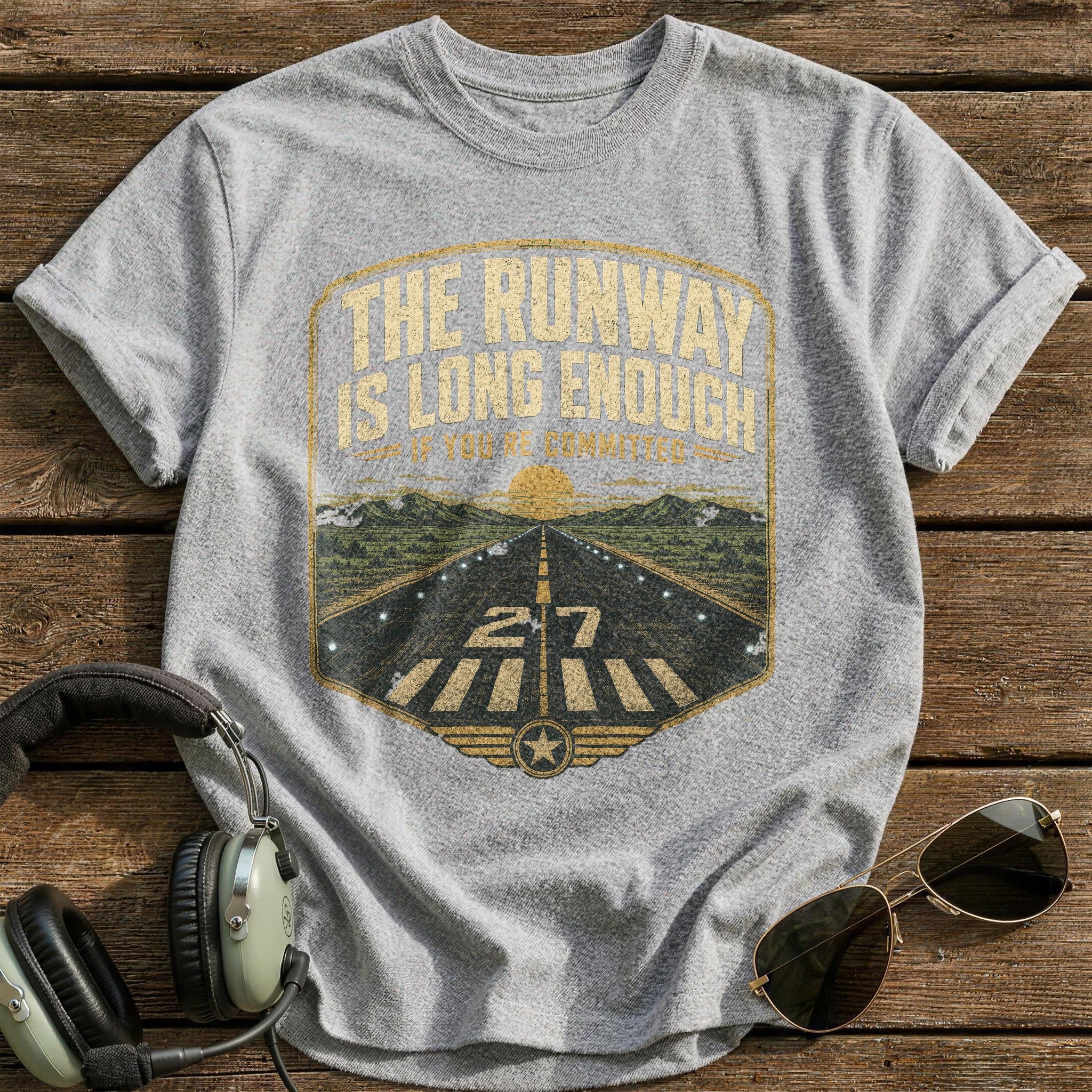 Committed To The Ramp T-Shirt - Sport Grey