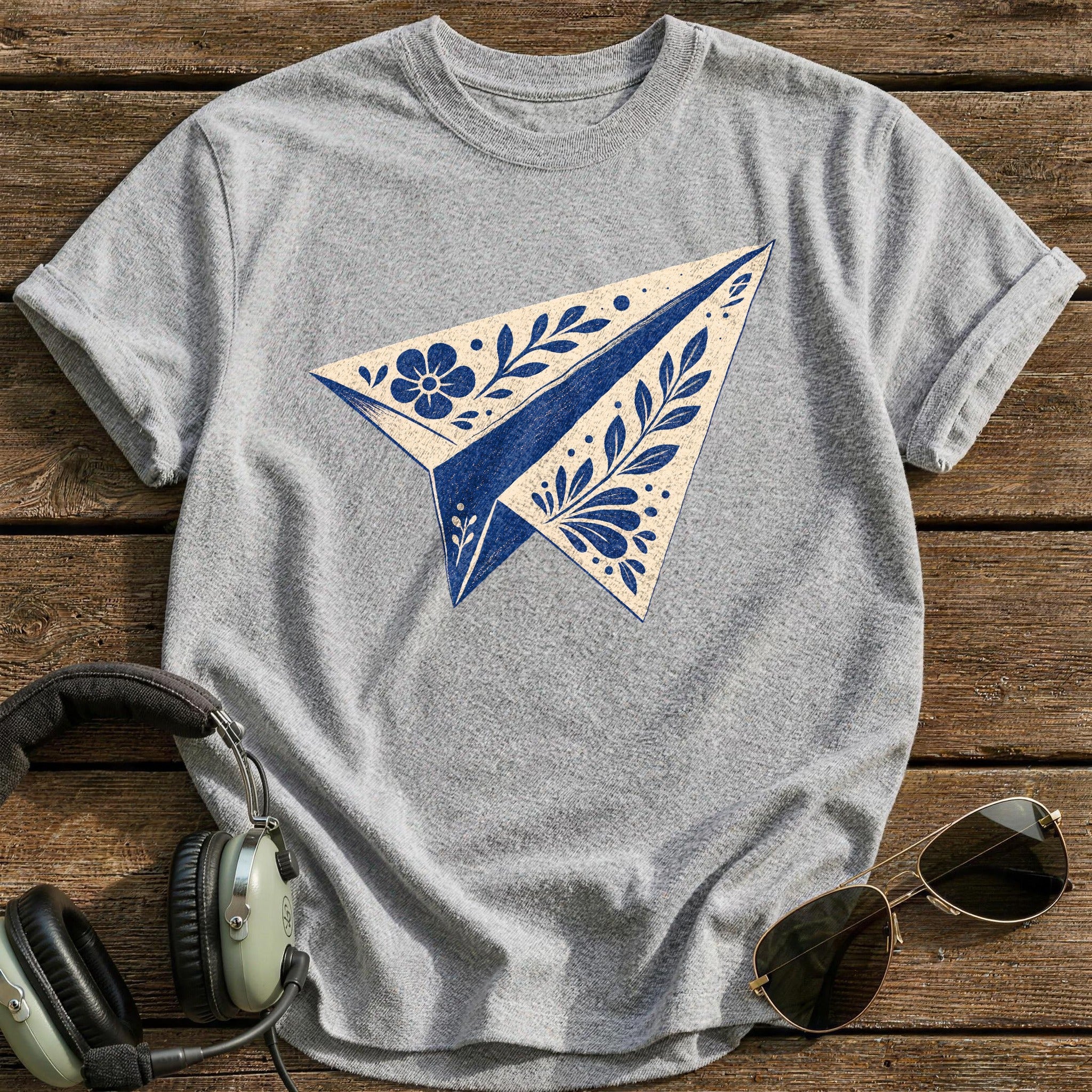 Folded Flight T-Shirt - Sport Grey