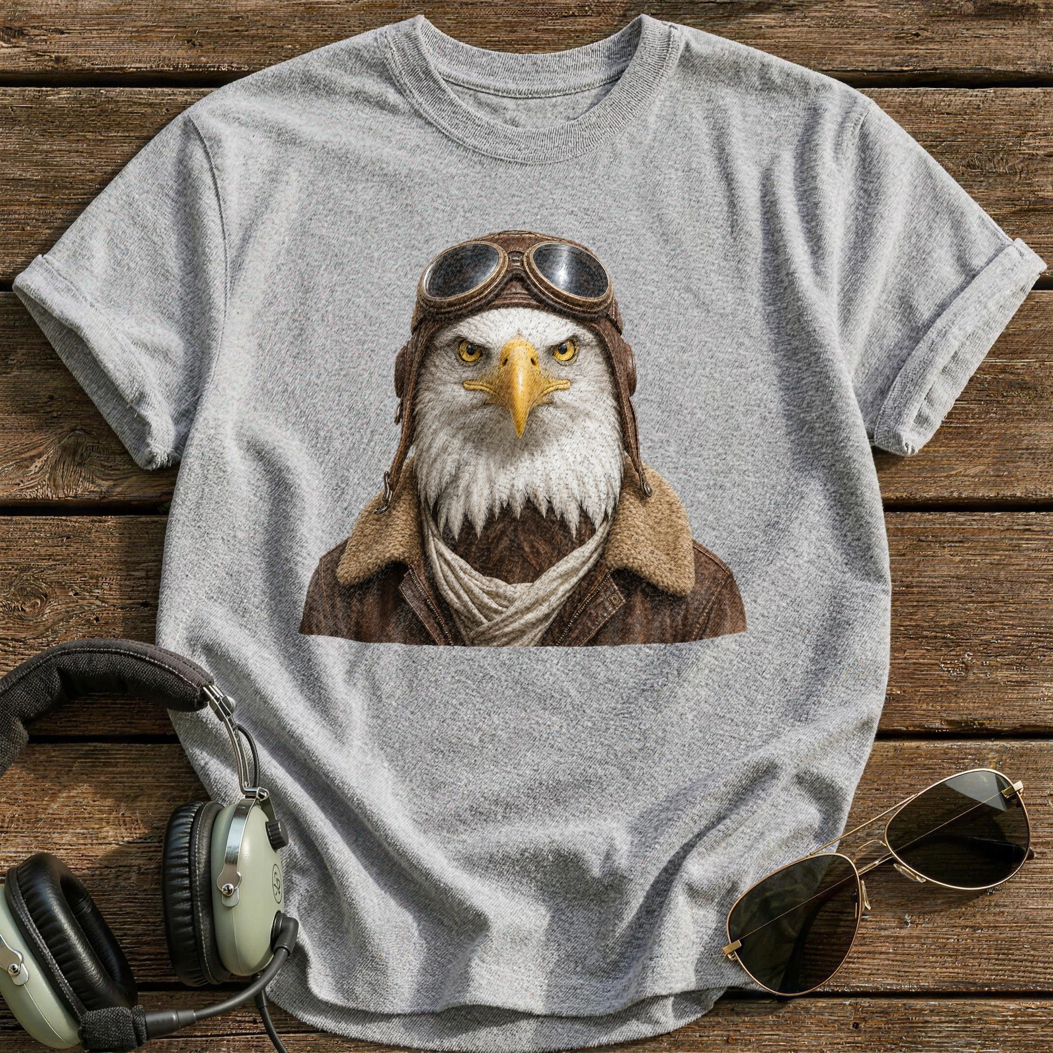 Goggles and Grit T-Shirt - Sport Grey