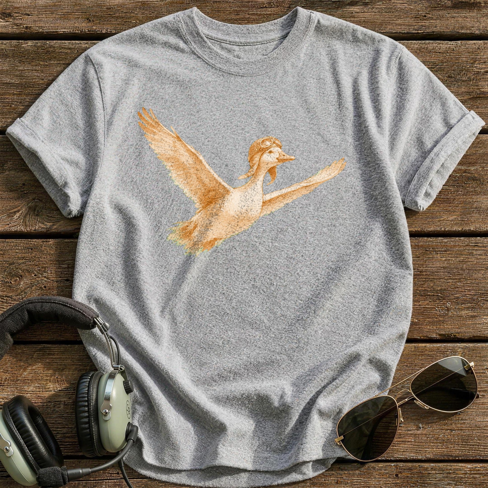 Goose on Final T-Shirt - Sport Grey