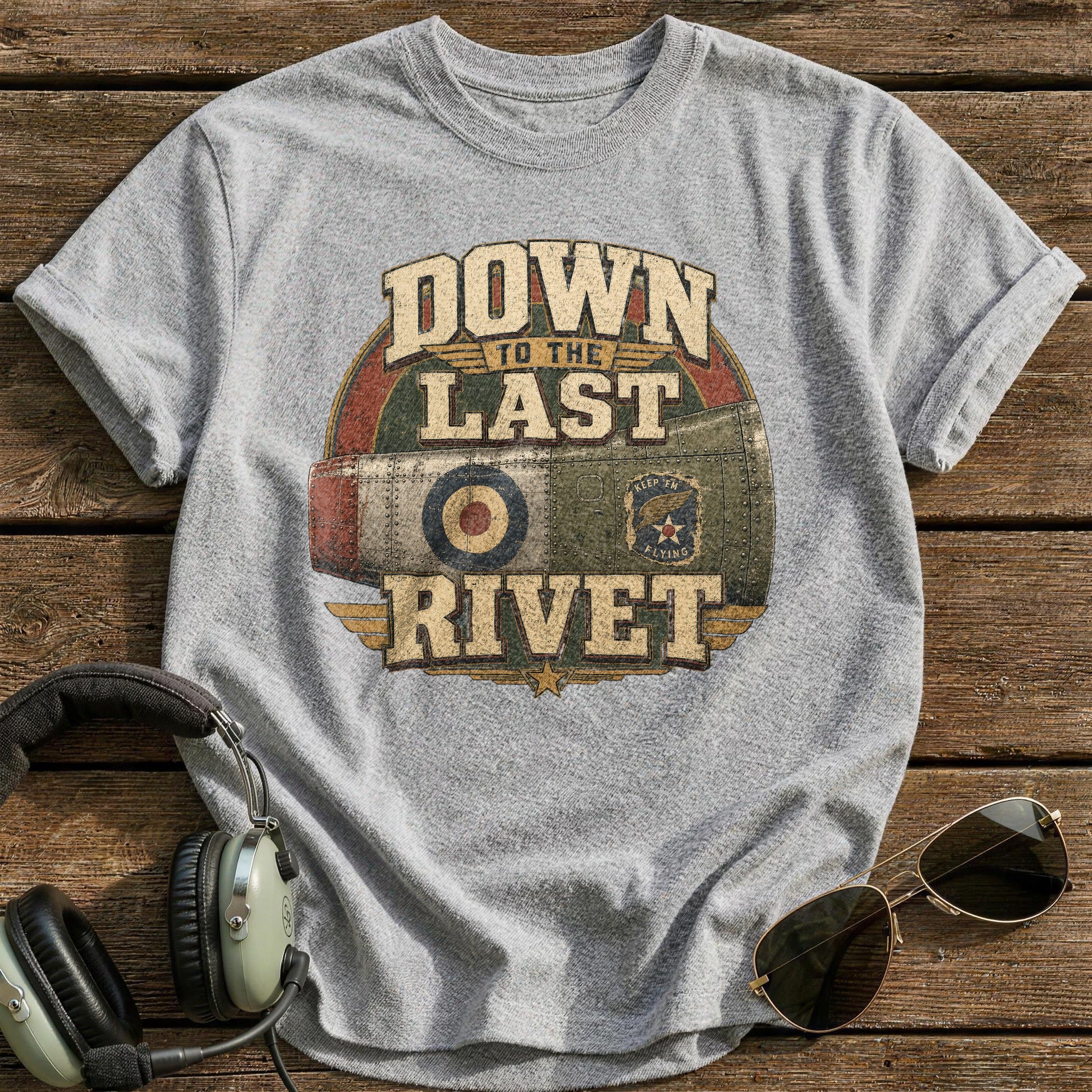 Last Rivet Standing T-Shirt - Sport Grey