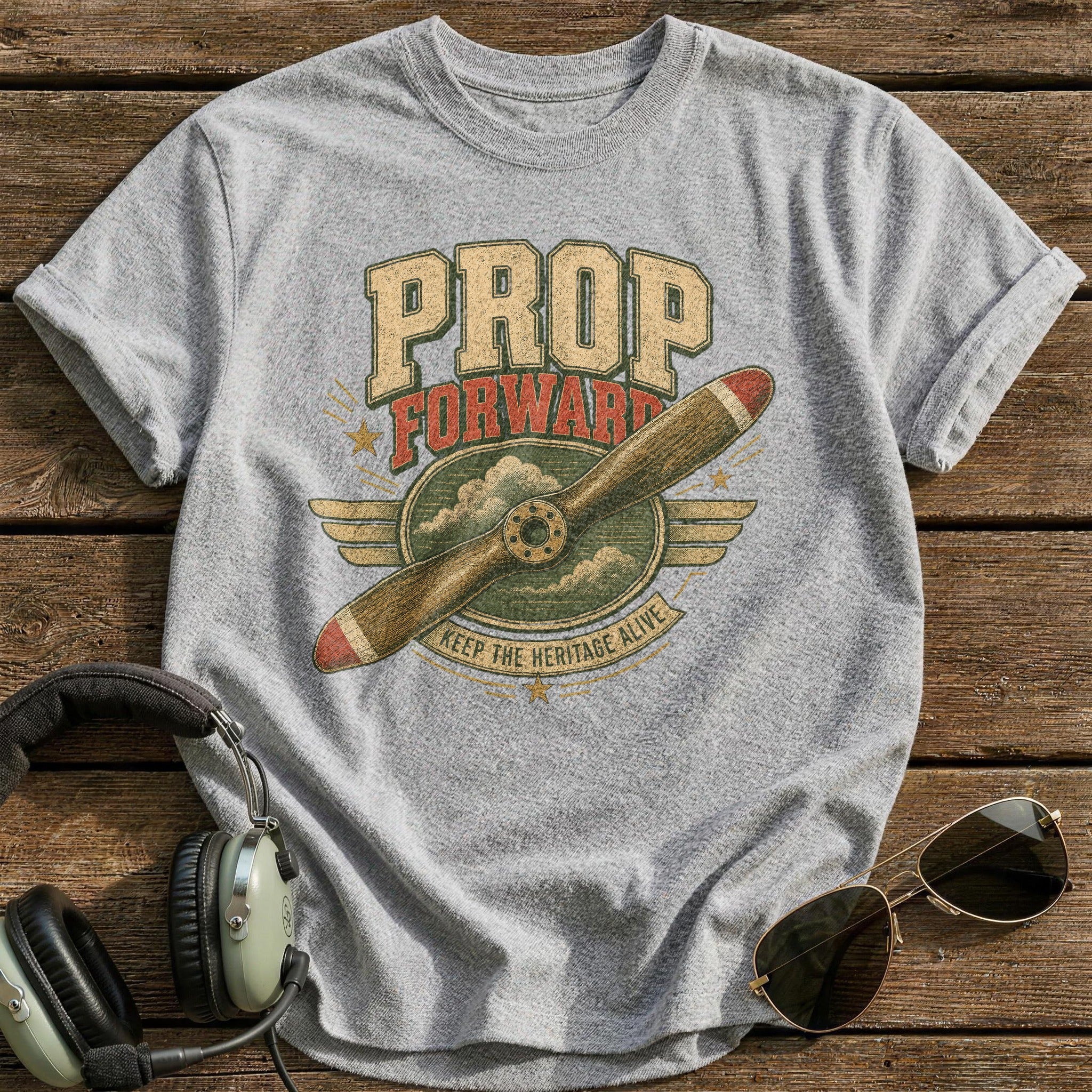 Prop Forward T-Shirt - Sport Grey