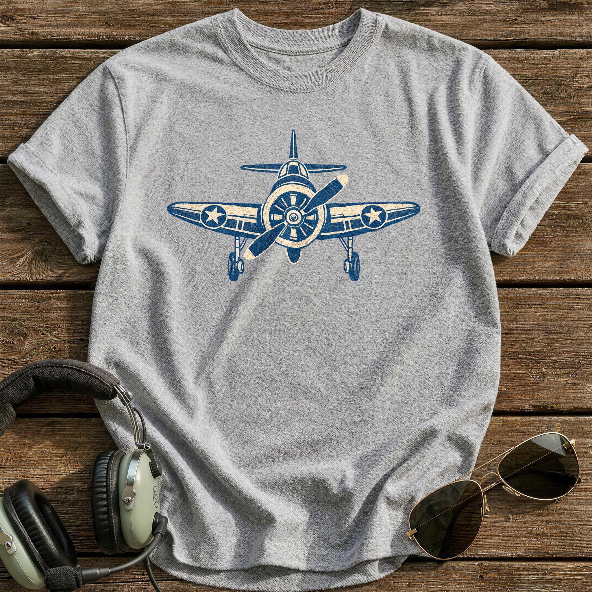 Radial Engine T-Shirt - Sport Grey