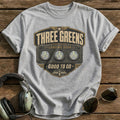 Three Greens T-Shirt - Sport Grey