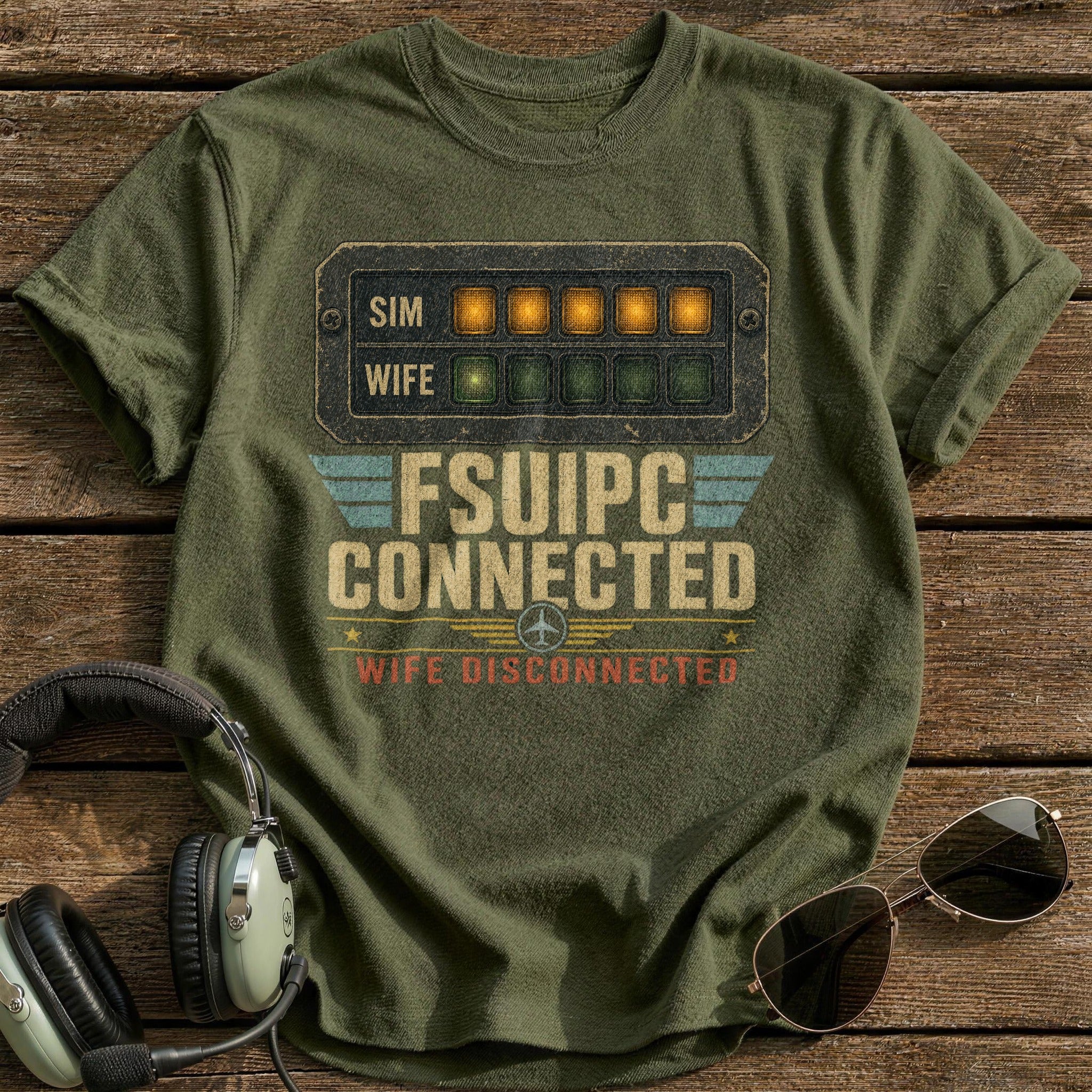 Fsuipc Connected T-Shirt - Military Green