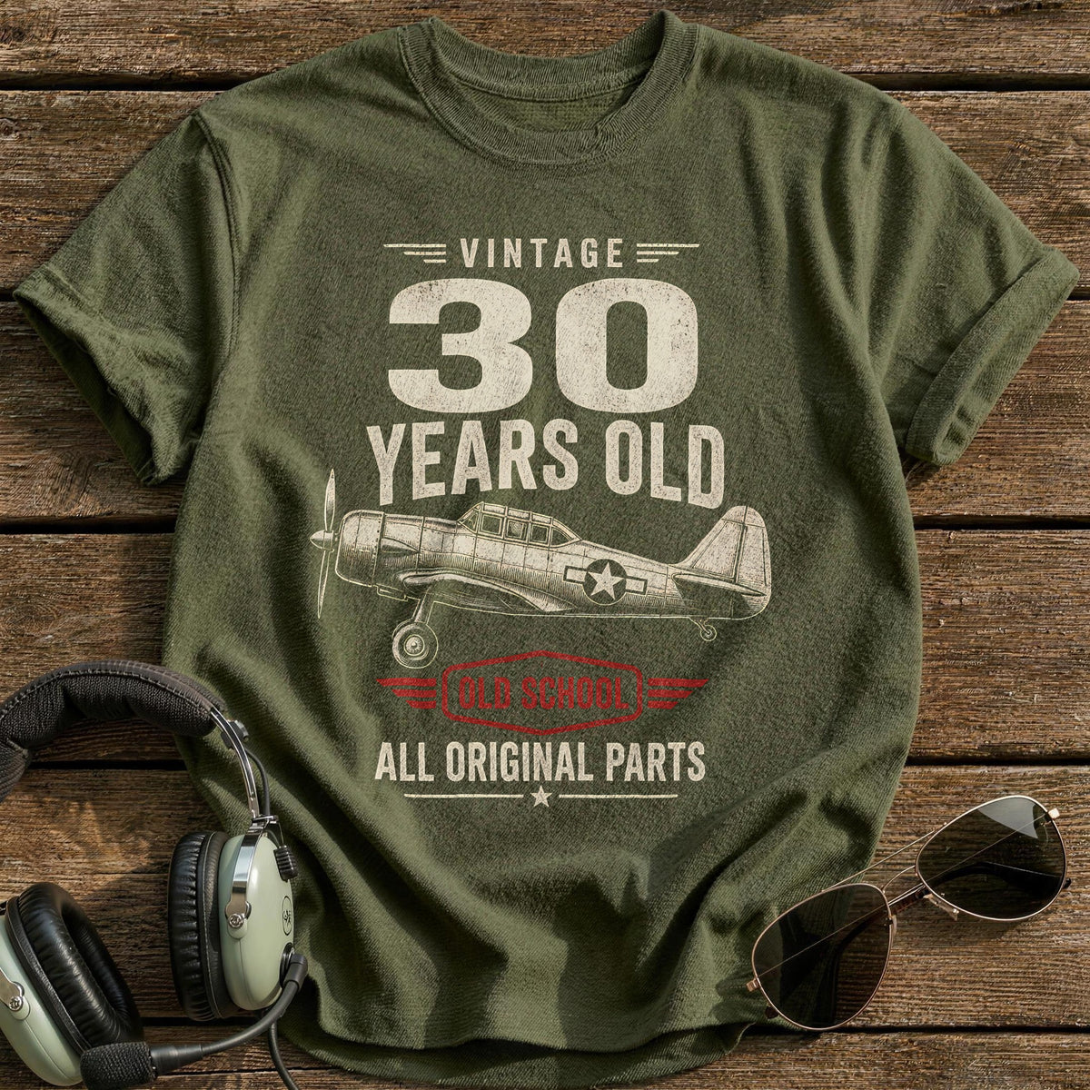 30 Original Parts T-Shirt - Military Green