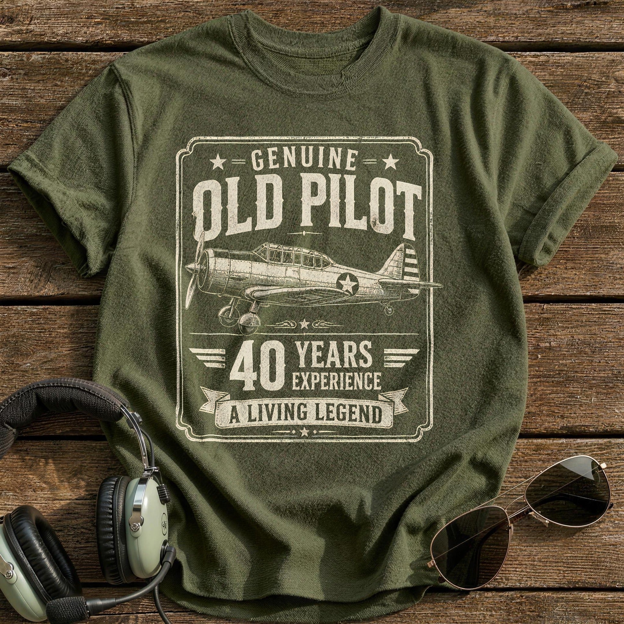 40 Living Legend T-Shirt - Military Green