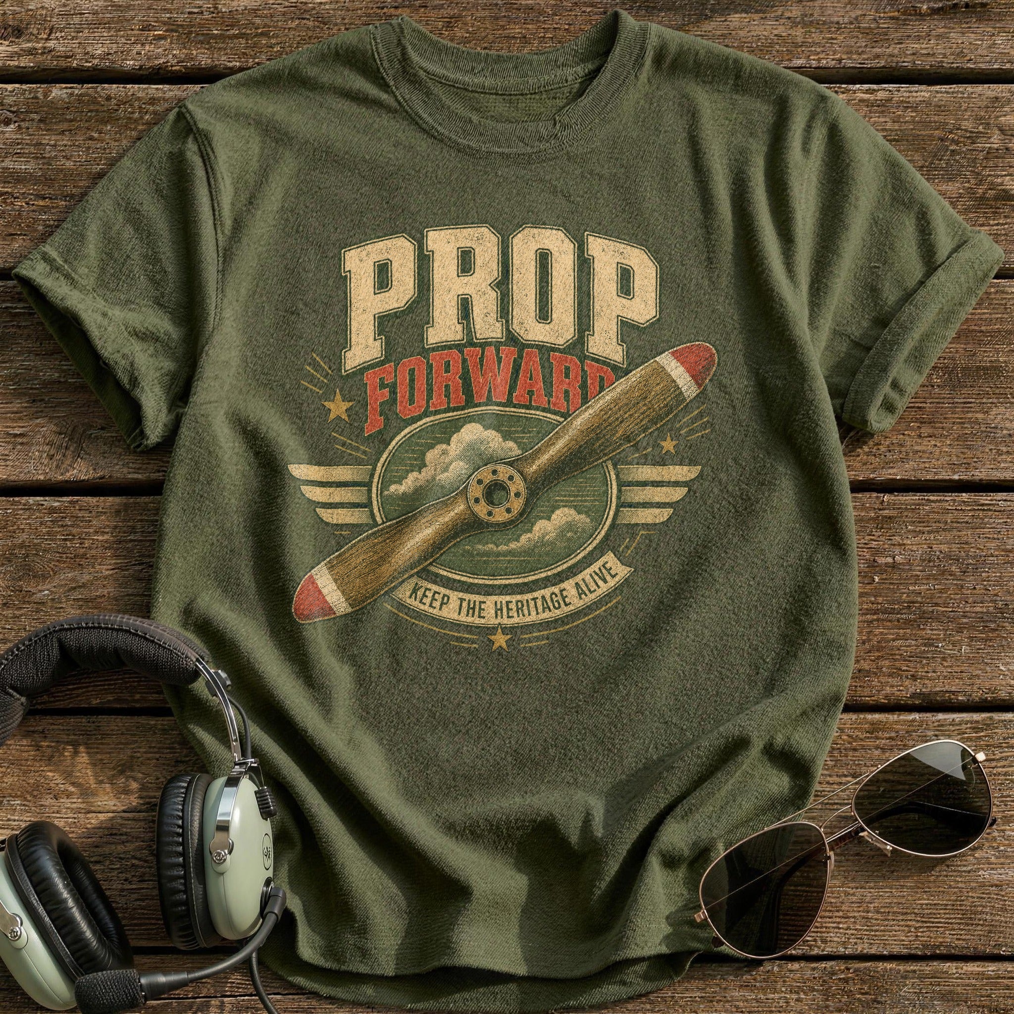 Prop Forward T-Shirt - Military Green