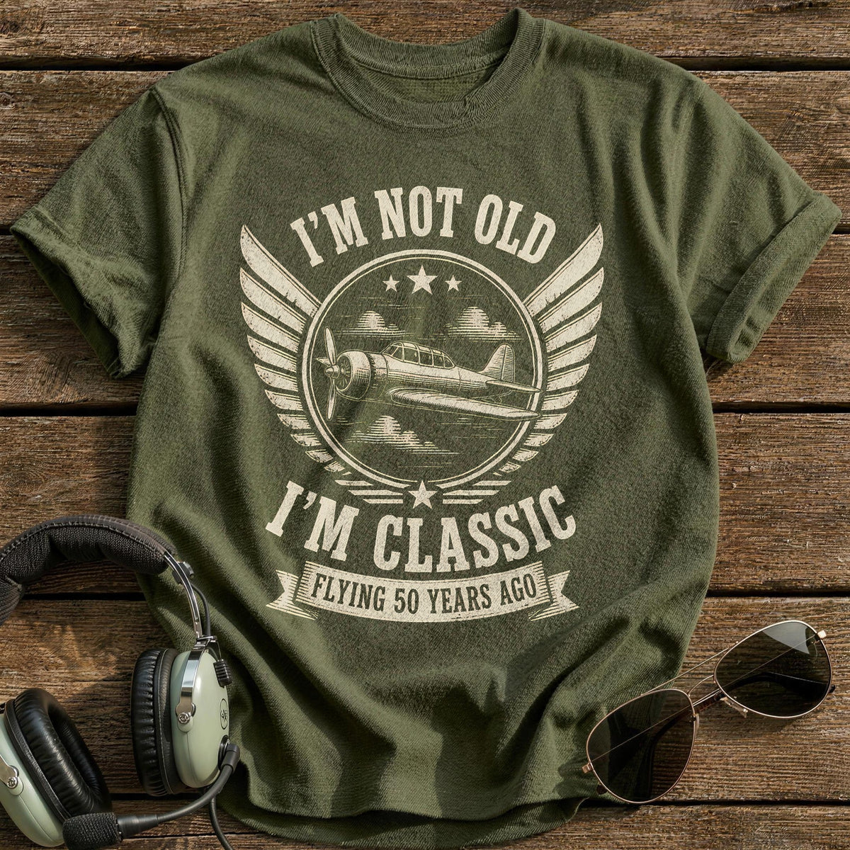 50 Im Classic T-Shirt - Military Green