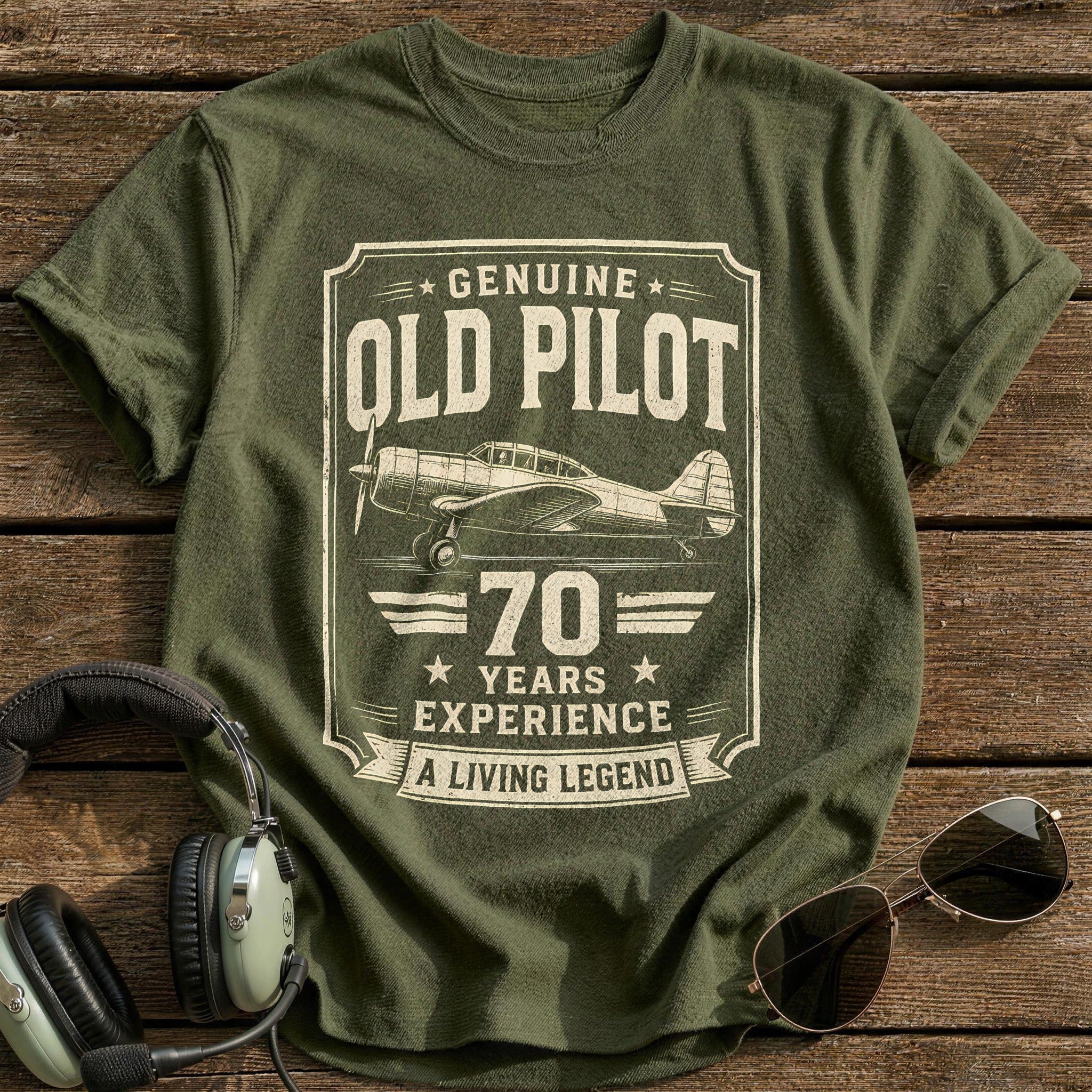 70 Living Legend T-Shirt - Military Green