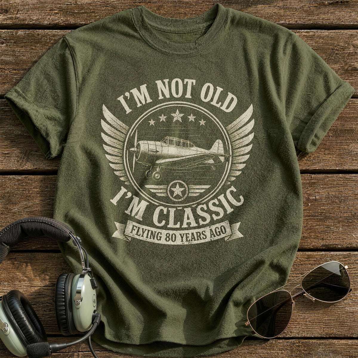 80 Im Classic T-Shirt - Military Green