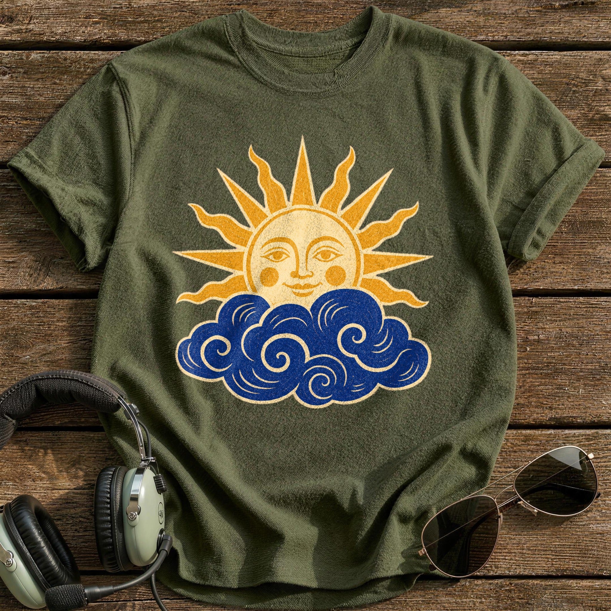 Above The Clouds - Military Green