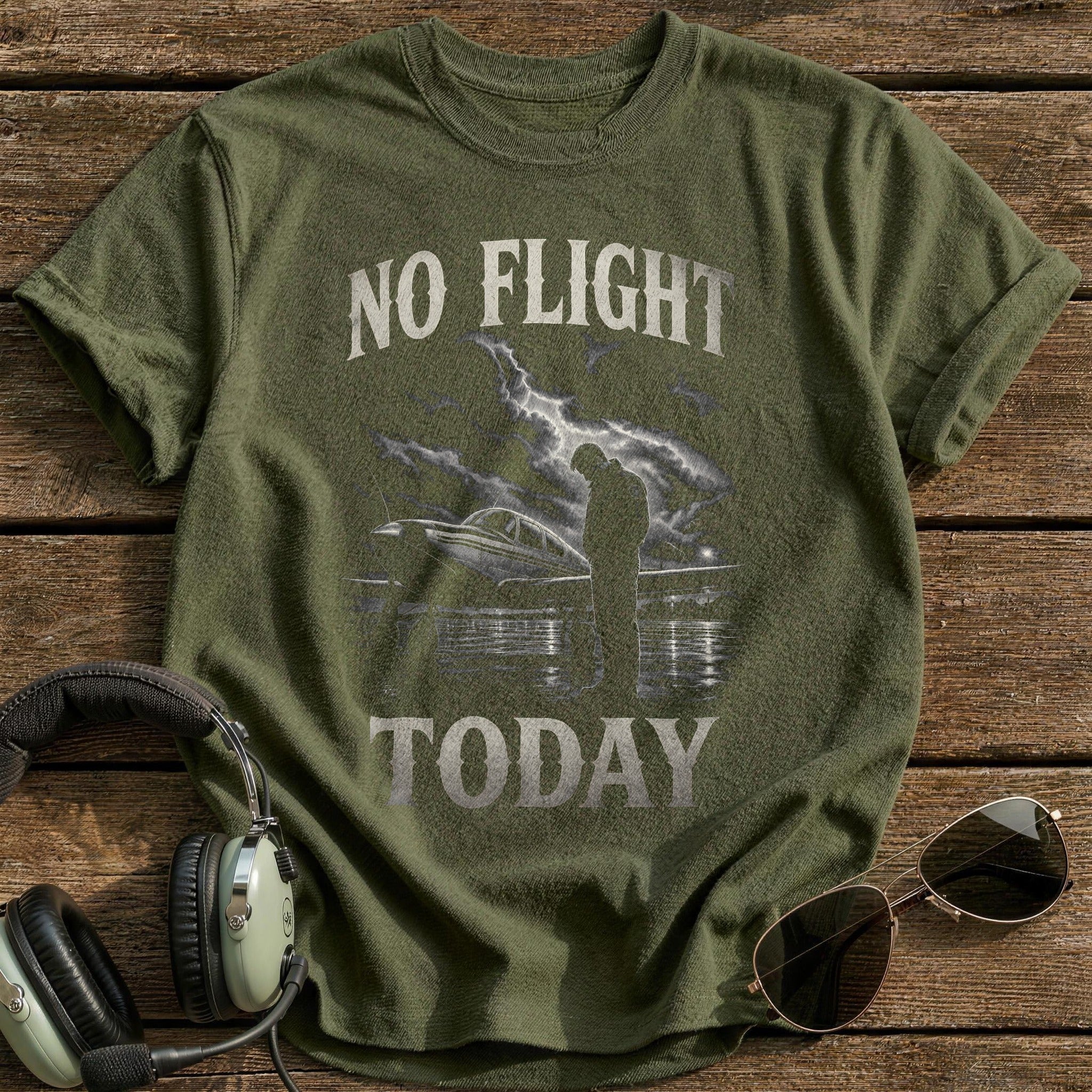 Airbrush No Flight Today 96 - Military Green
