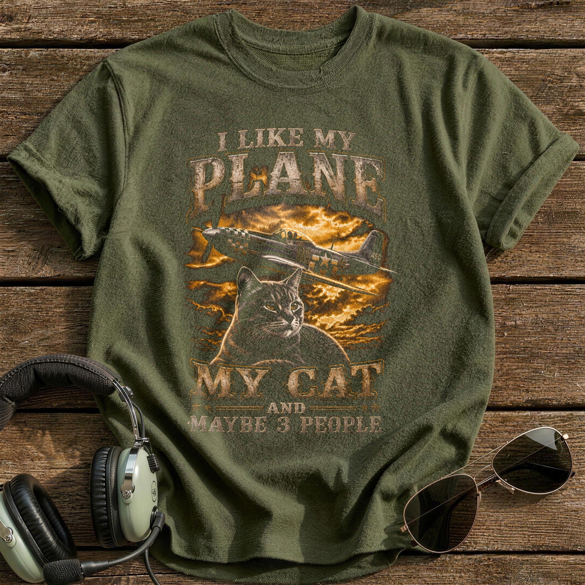 Airbrush Warbird Cat 11 - Military Green