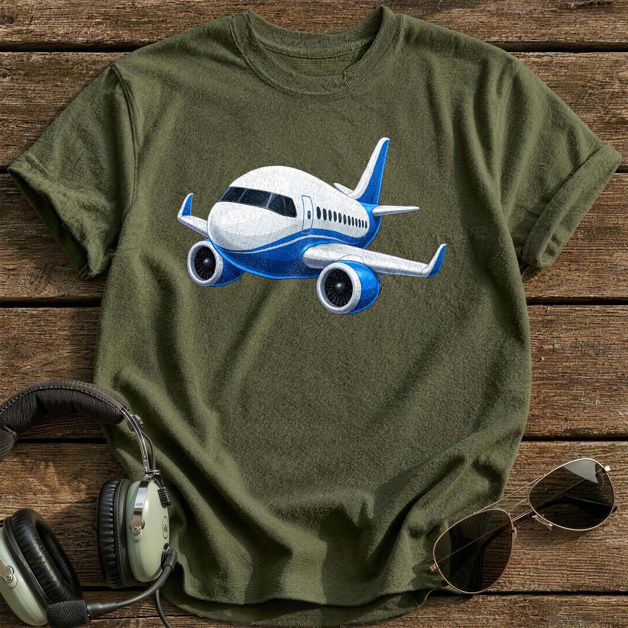 Airliner 98 T-Shirt - Military Green