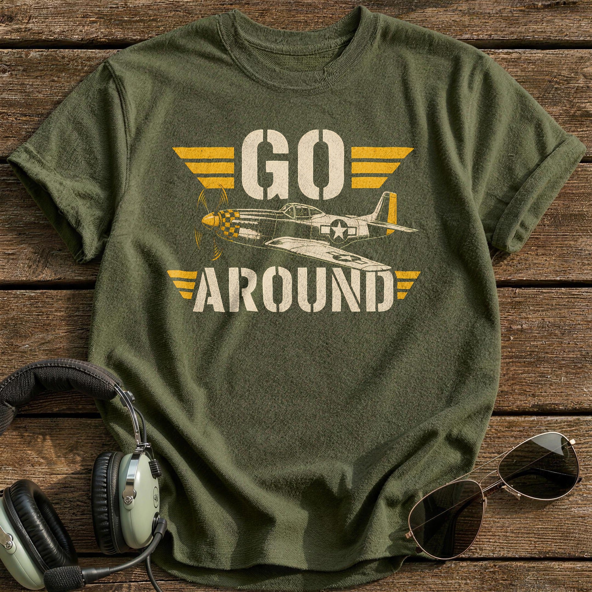 Around Again - Military Green
