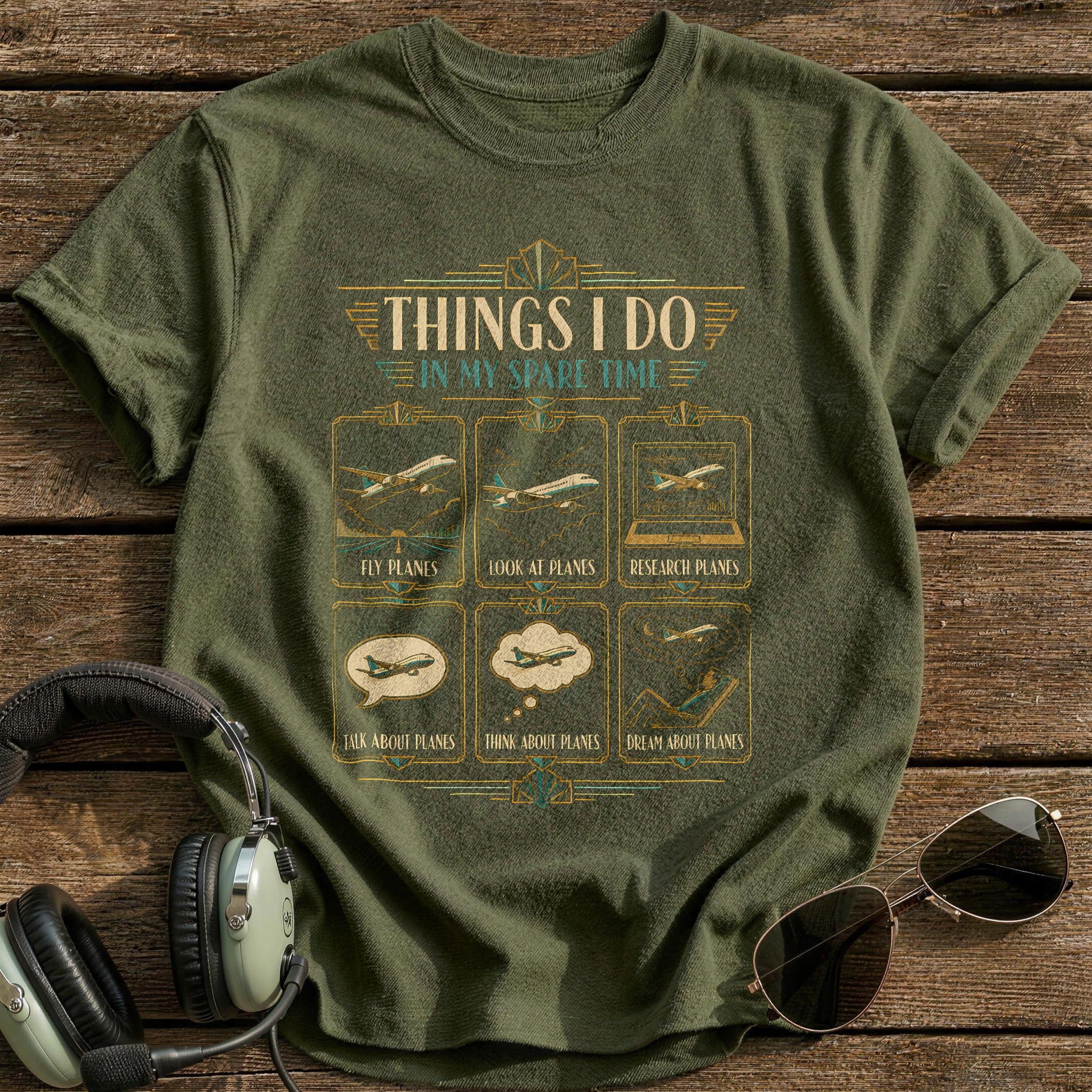Art Deco 54 - Military Green