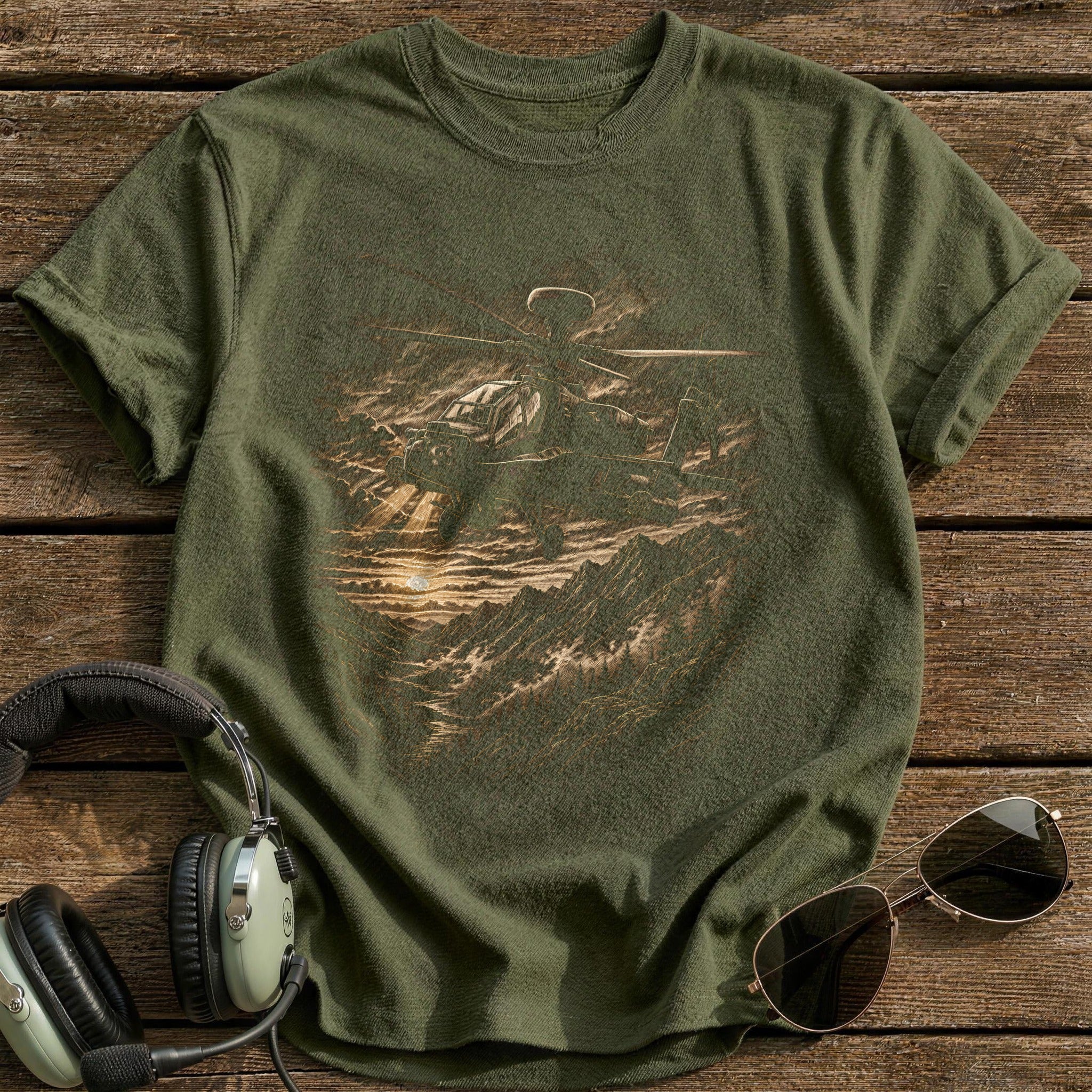 Attack Helicopter 46 - Military Green