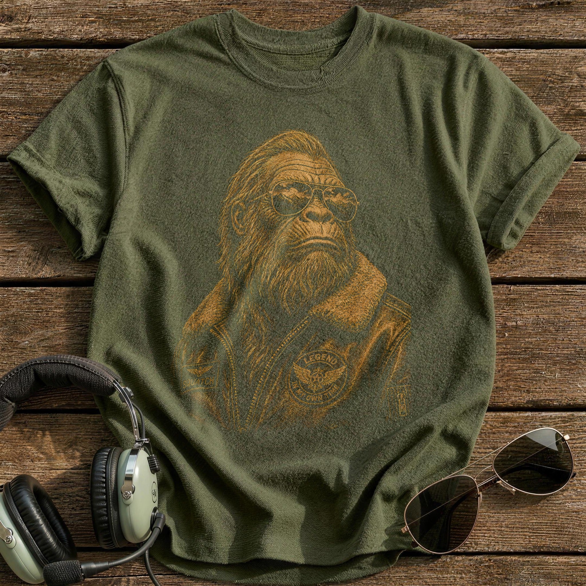 Aviator Sunglasses Bomber 74 - Military Green