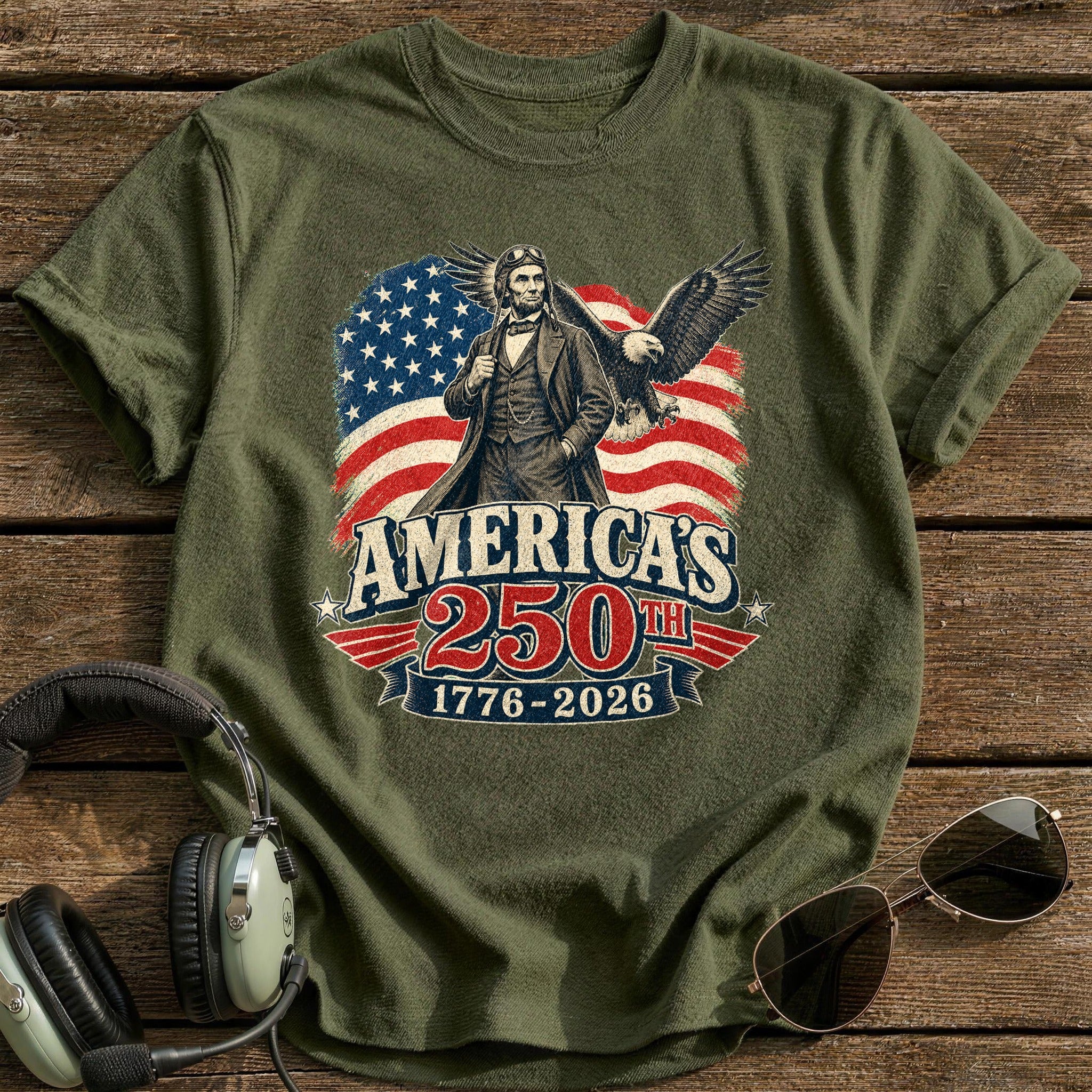 Bicentennial Wings - Military Green