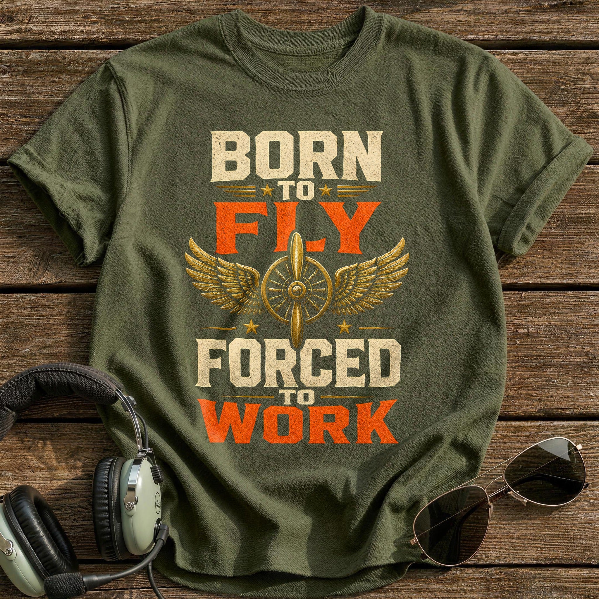 Bold Type Wings 80 - Military Green