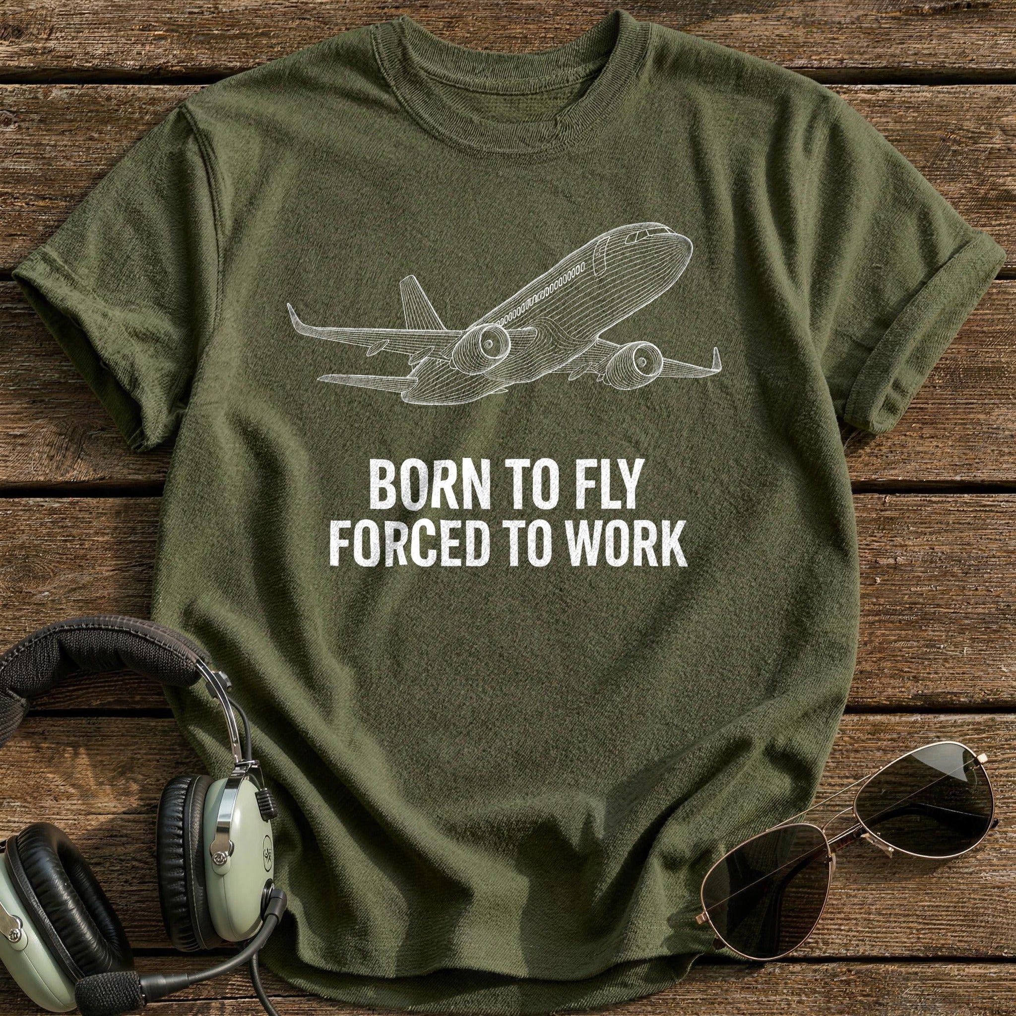 Born To Fly 78 T-Shirt - Military Green