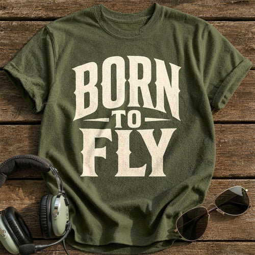 Born To Fly Lifestyle - Military Green