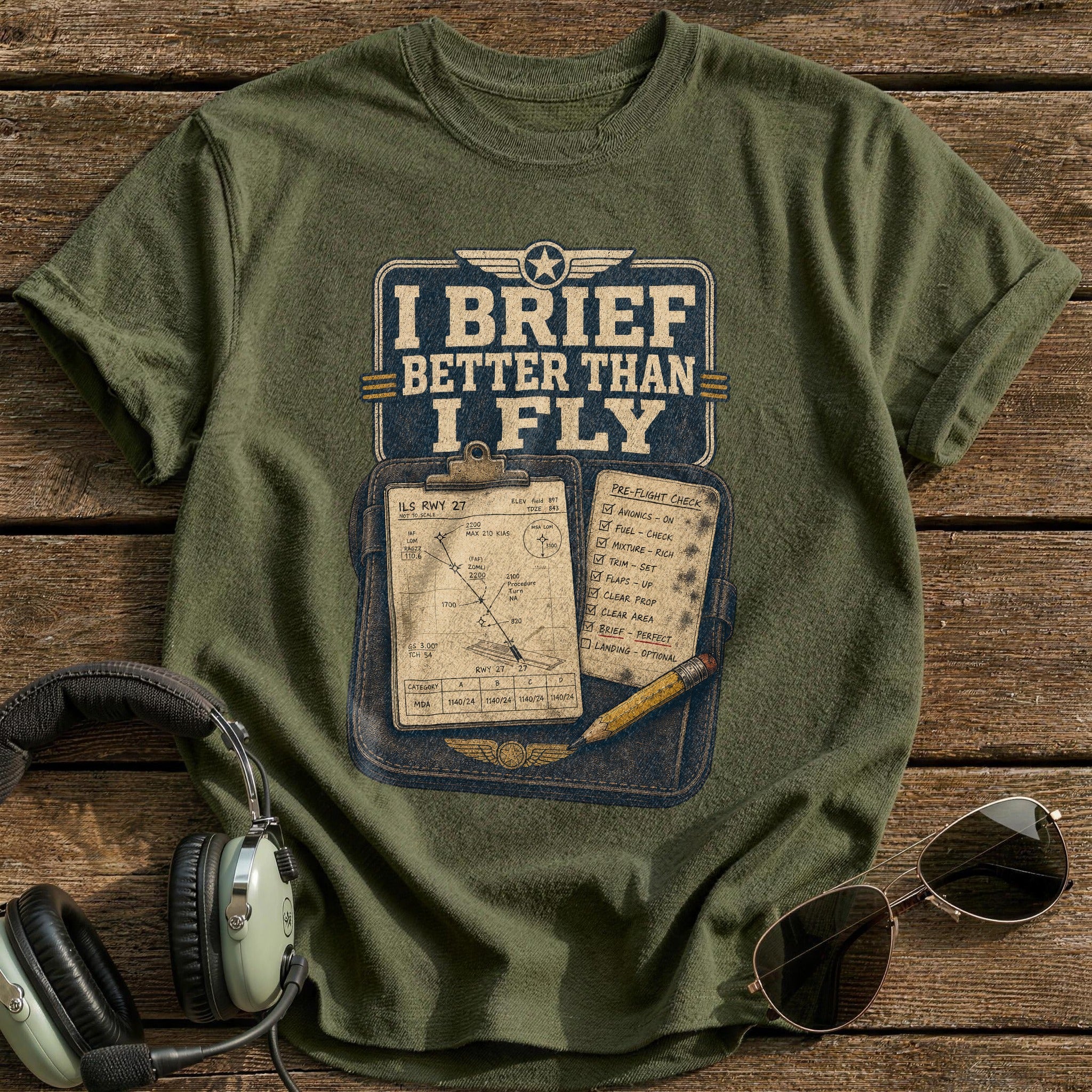 Brief Perfect T-Shirt - Military Green