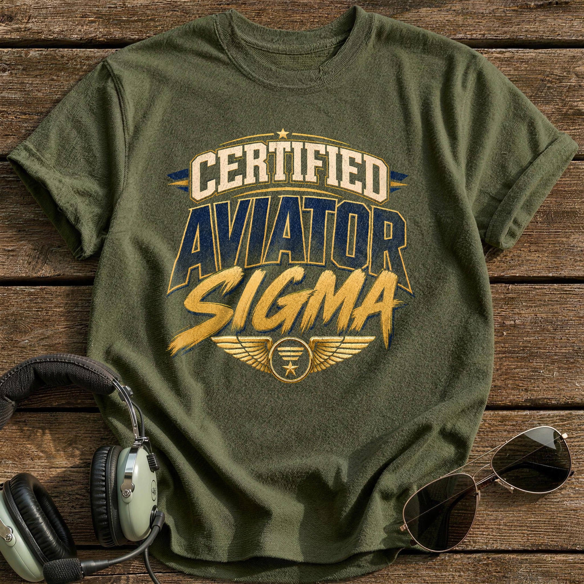 Certified Aviator - Military Green