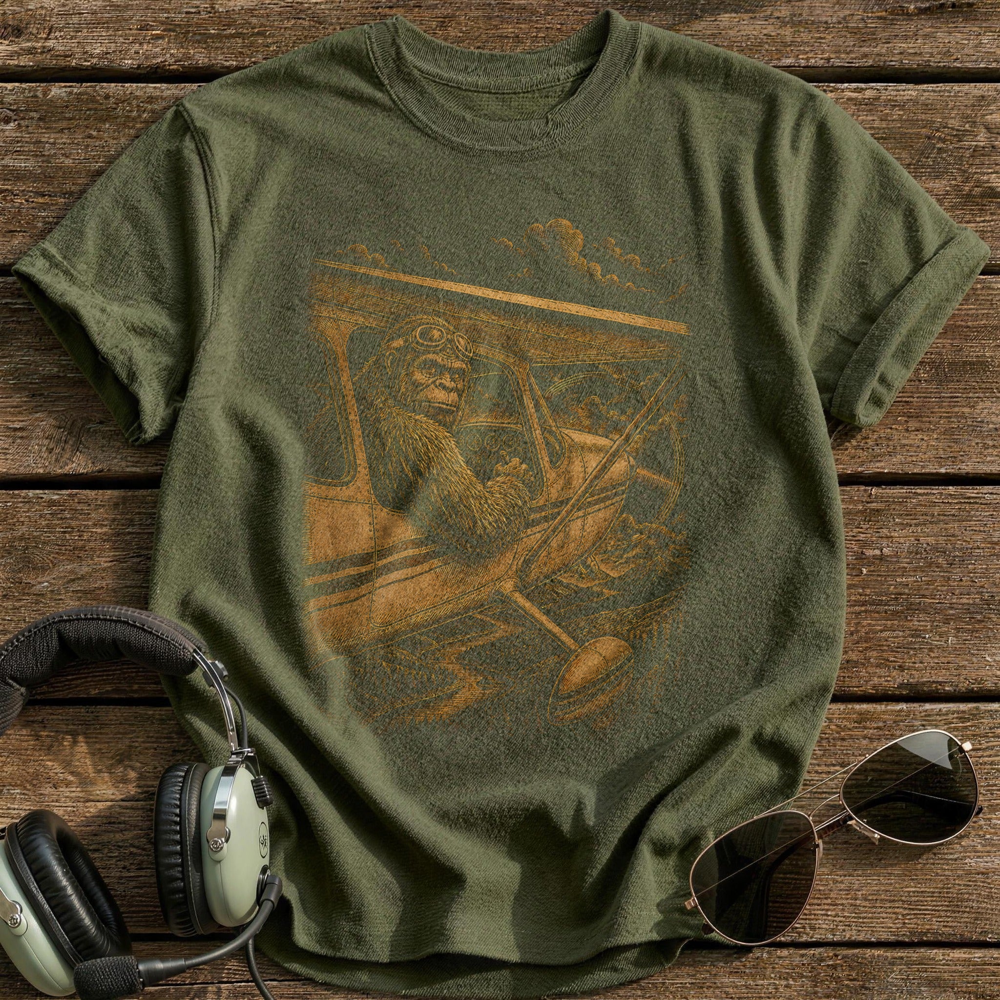 Cessna Looking Back 41 - Military Green