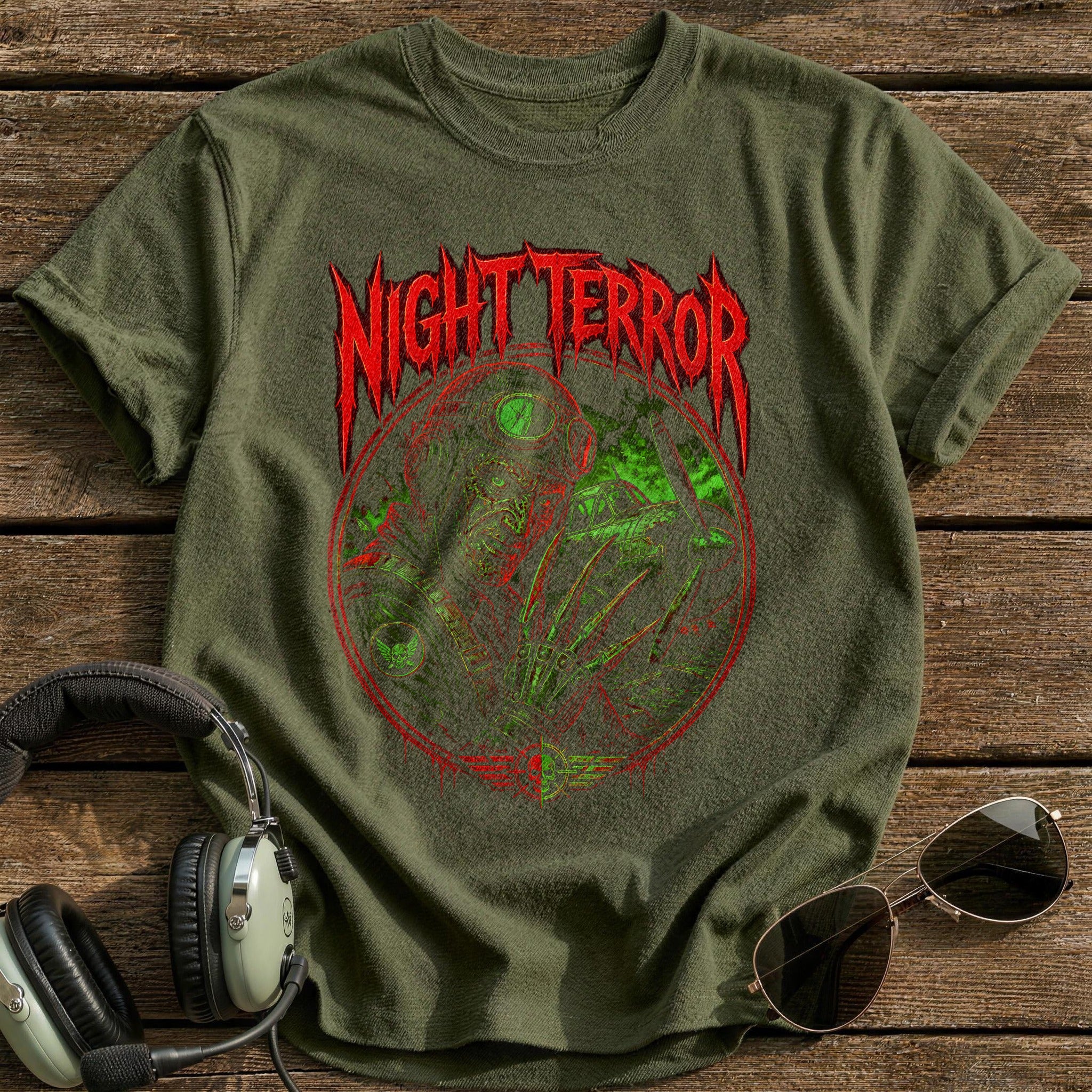 Clawed Metal 61 T-Shirt - Military Green