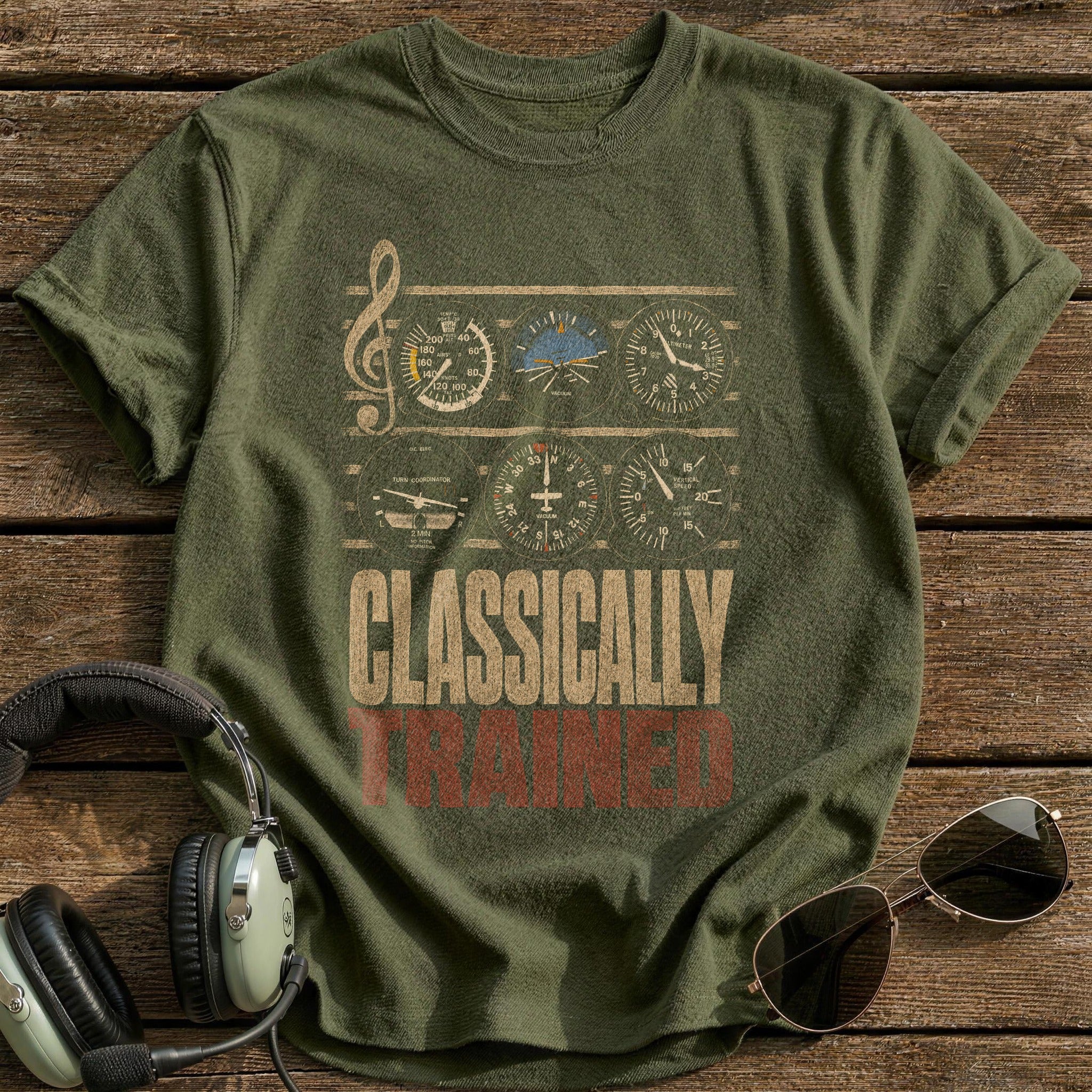 Cockpit Calibrated T-Shirt - Military Green