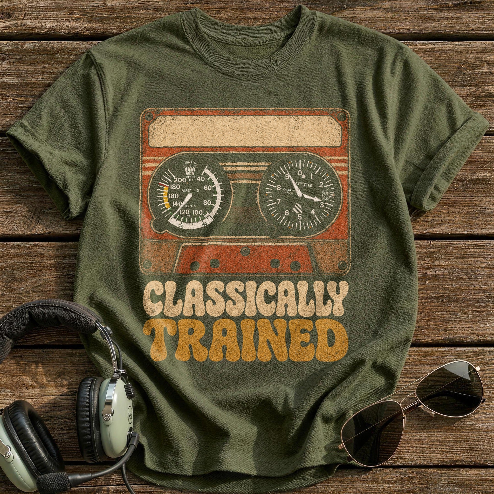 Cockpit Vintage T-Shirt - Military Green