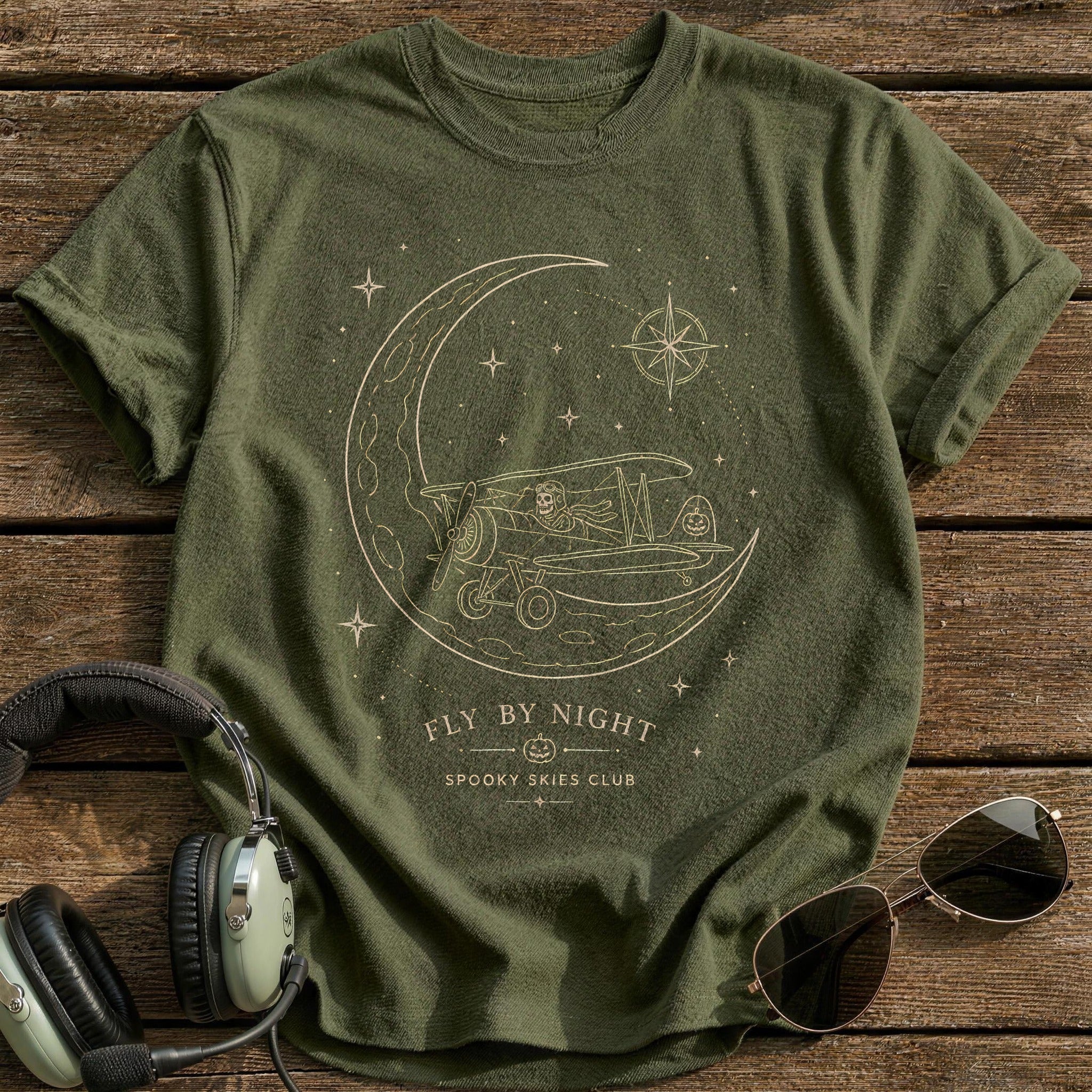 Crescent Moon Biplane 72 - Military Green