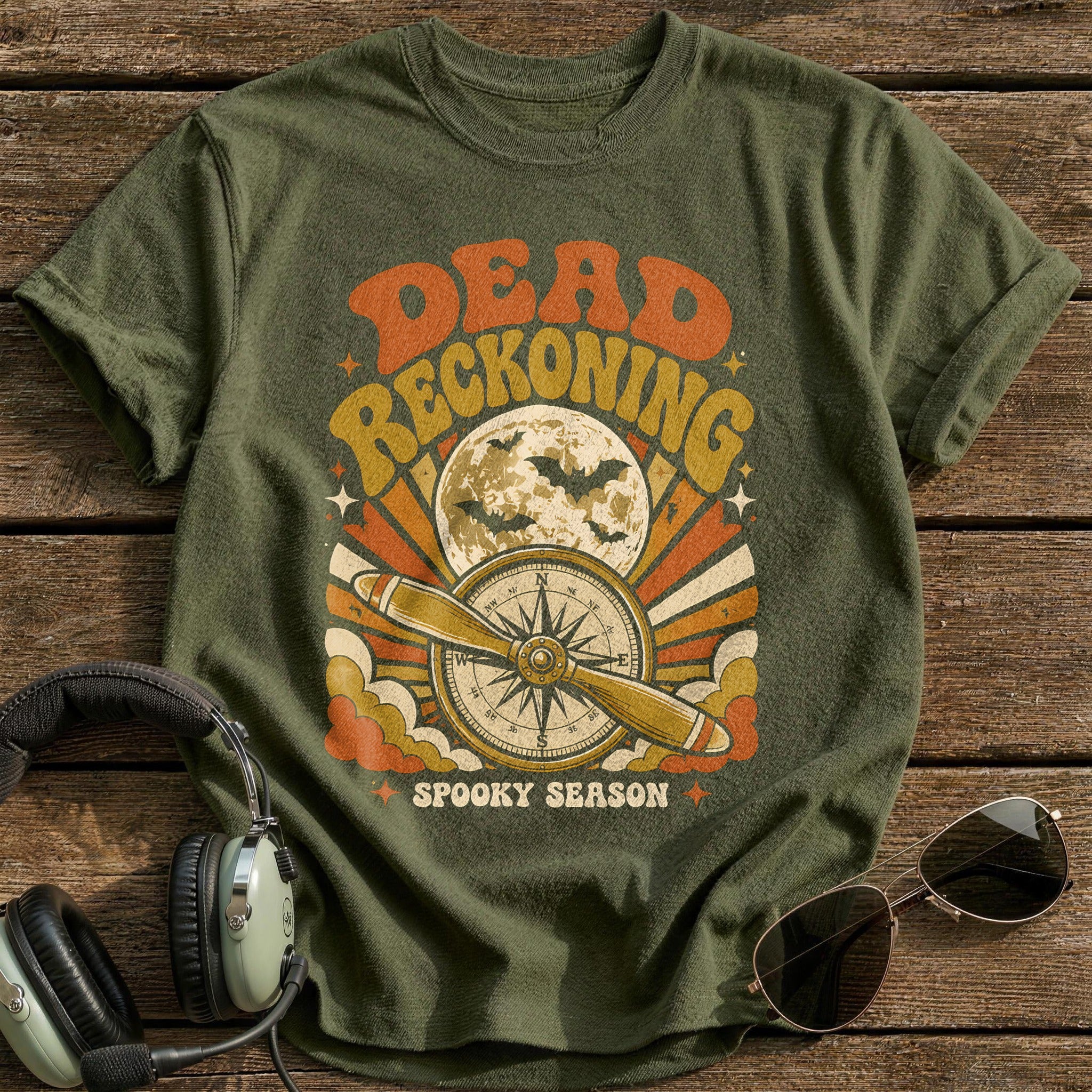 Dead Reckoning 10 T-Shirt - Military Green