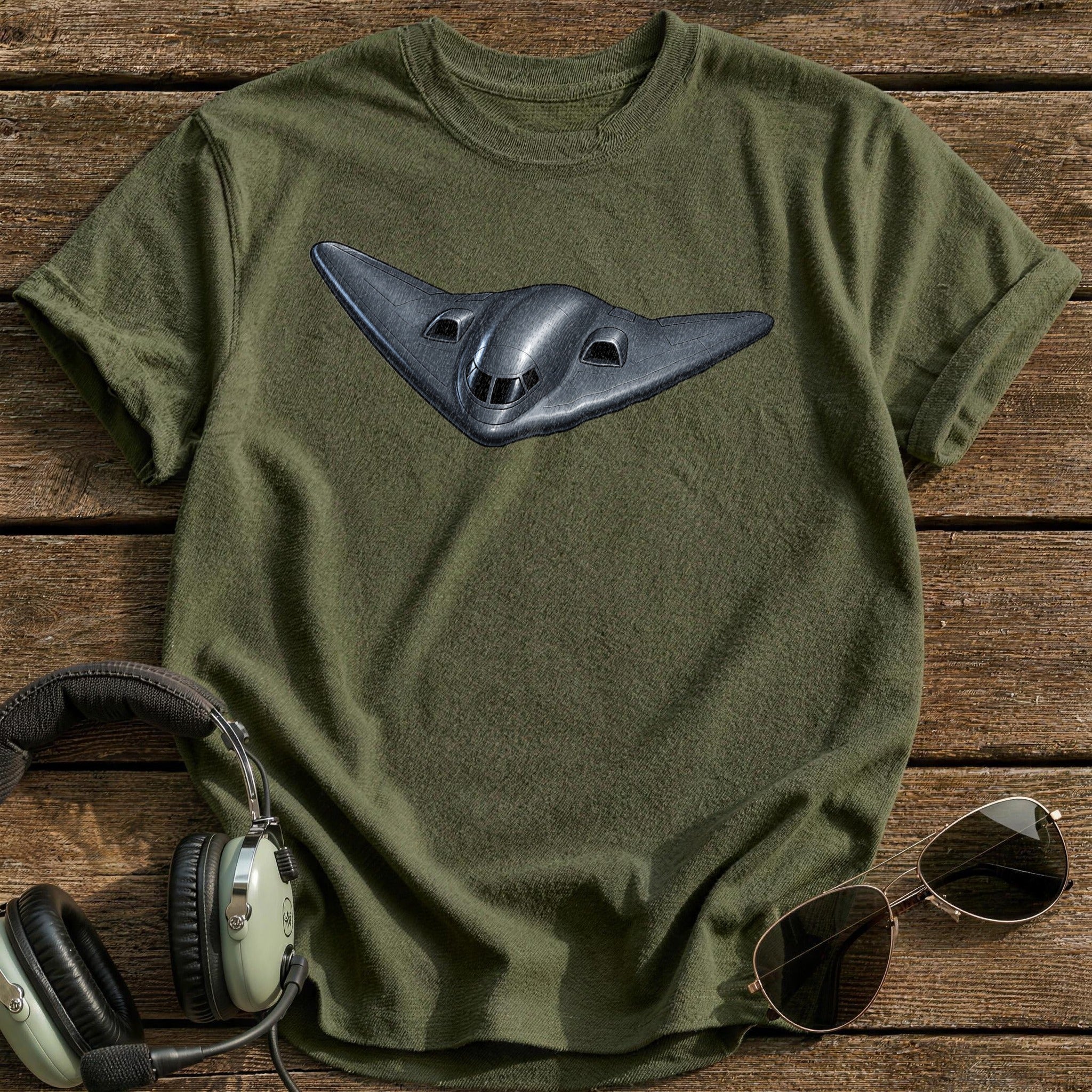 Delta Wing Descending - Military Green